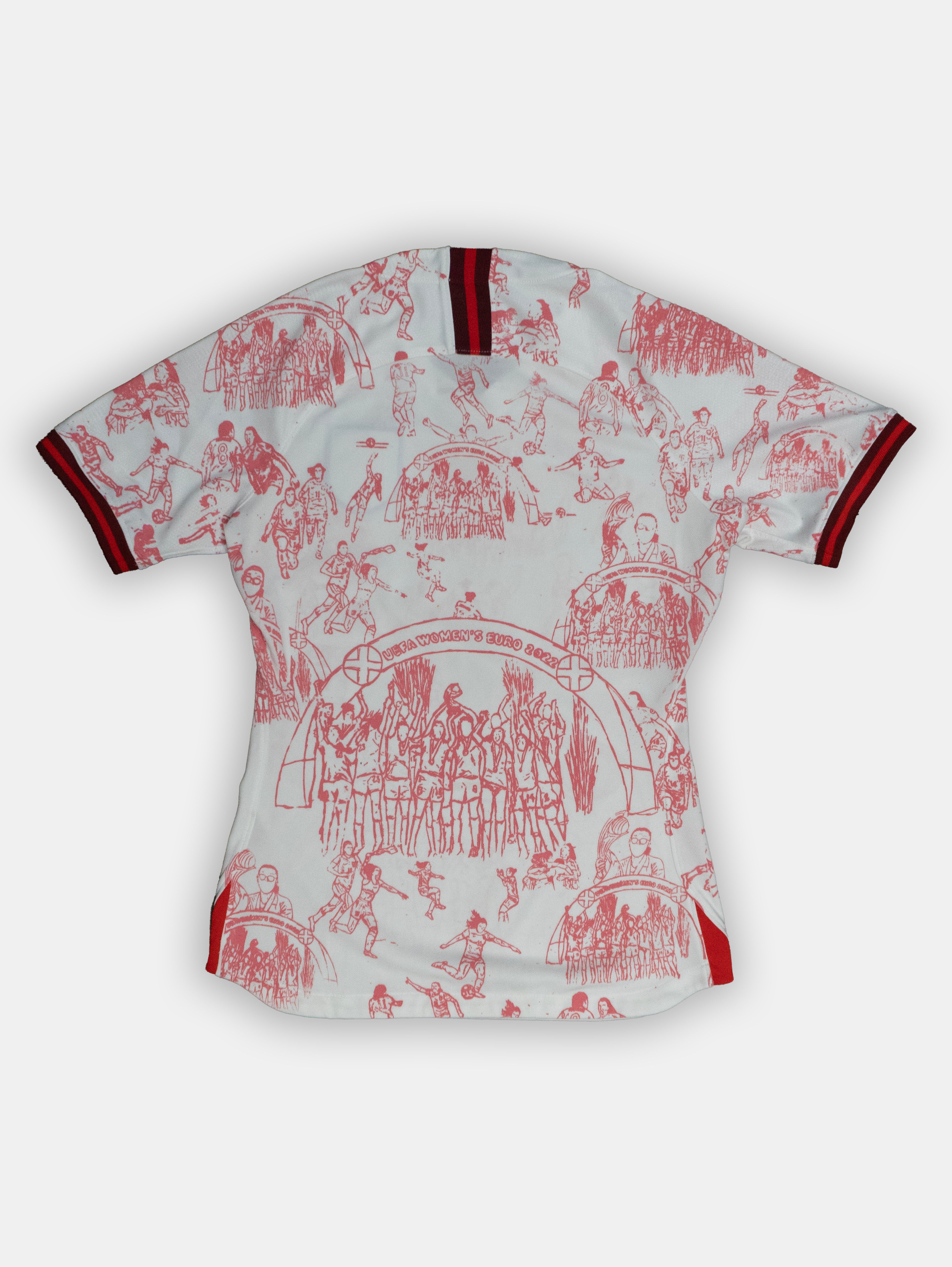 Custom England Nike Lioness home shirt 2019/20