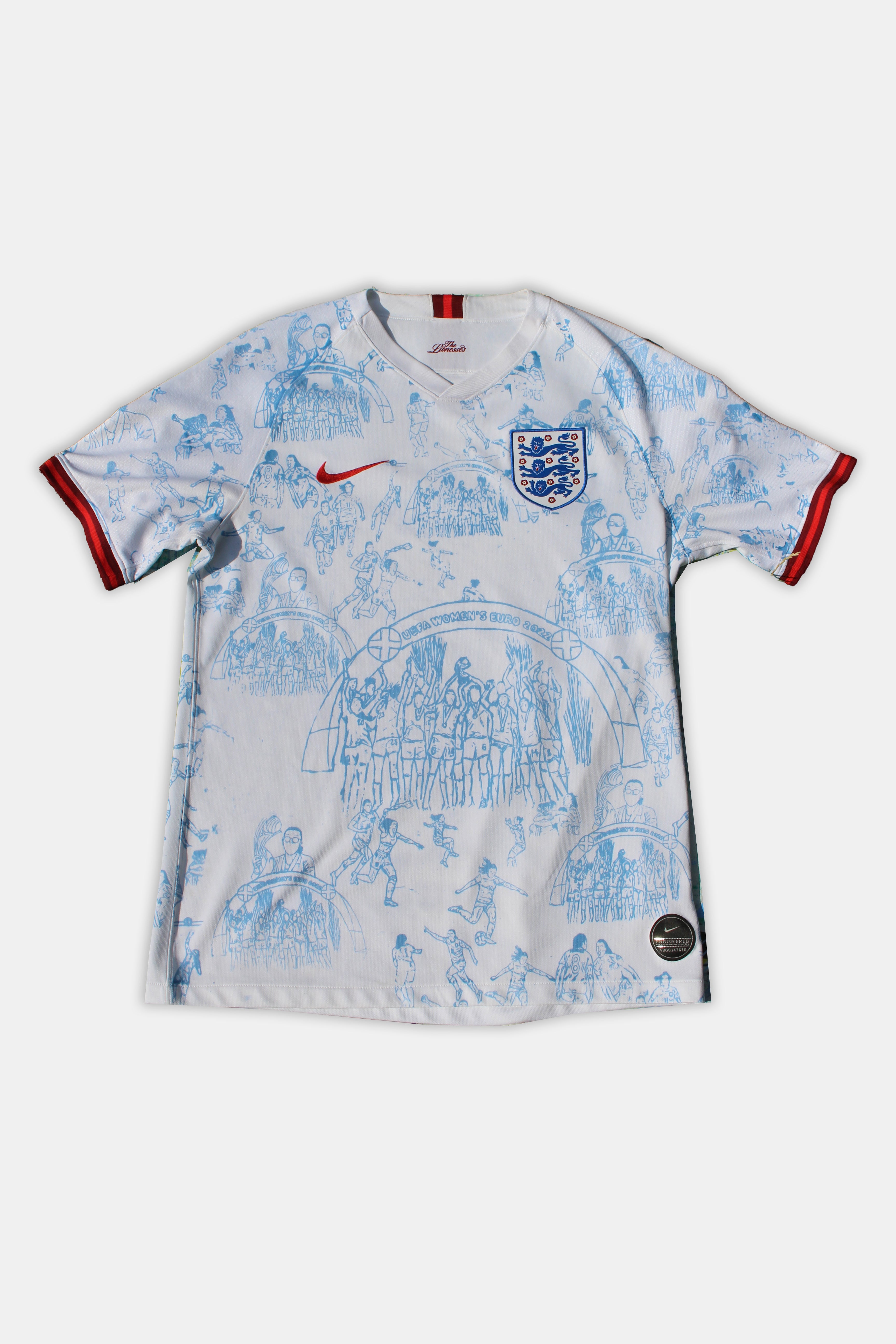 Custom England Nike Lioness home shirt 2019/20