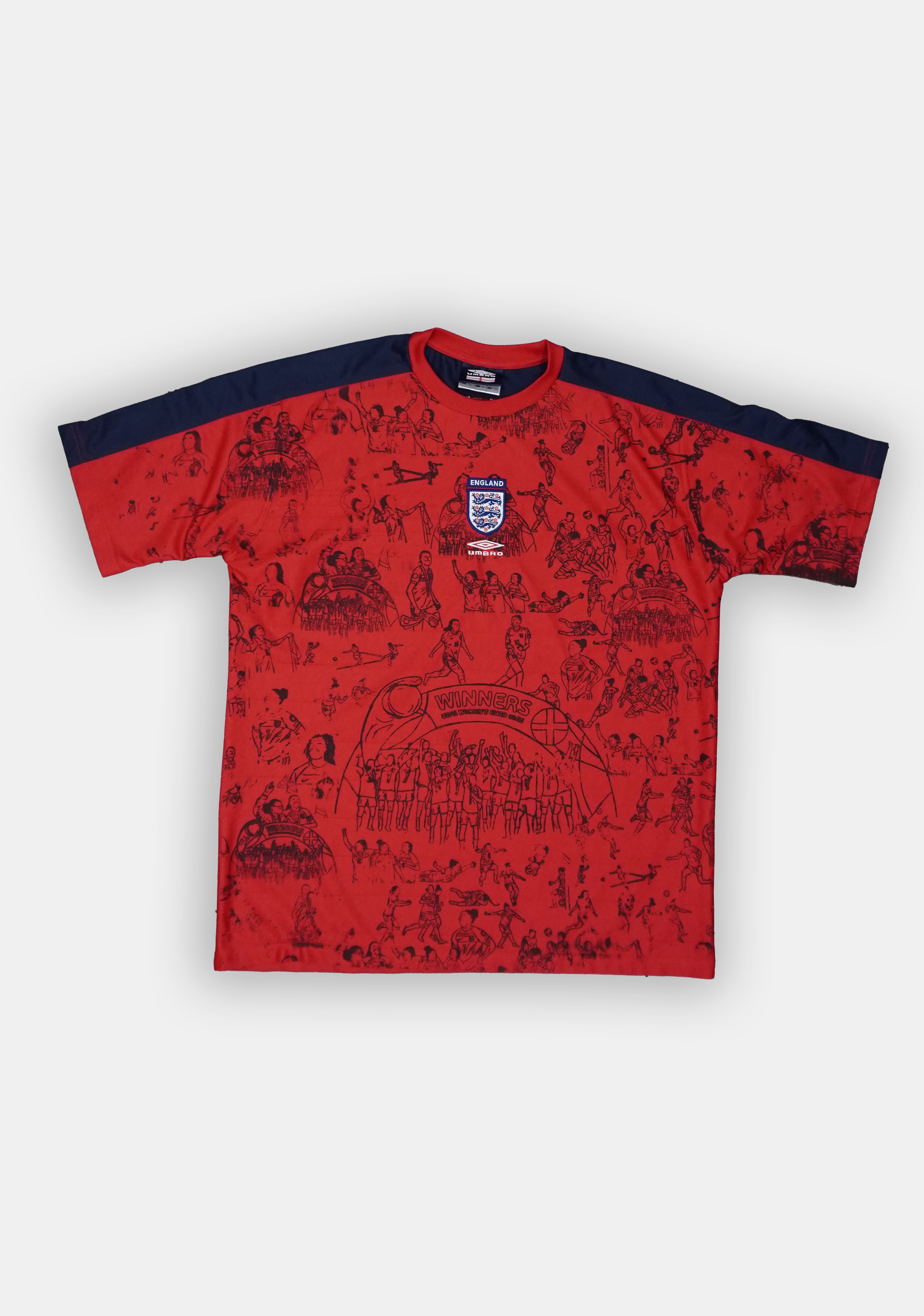Custom Umbro England shirt
