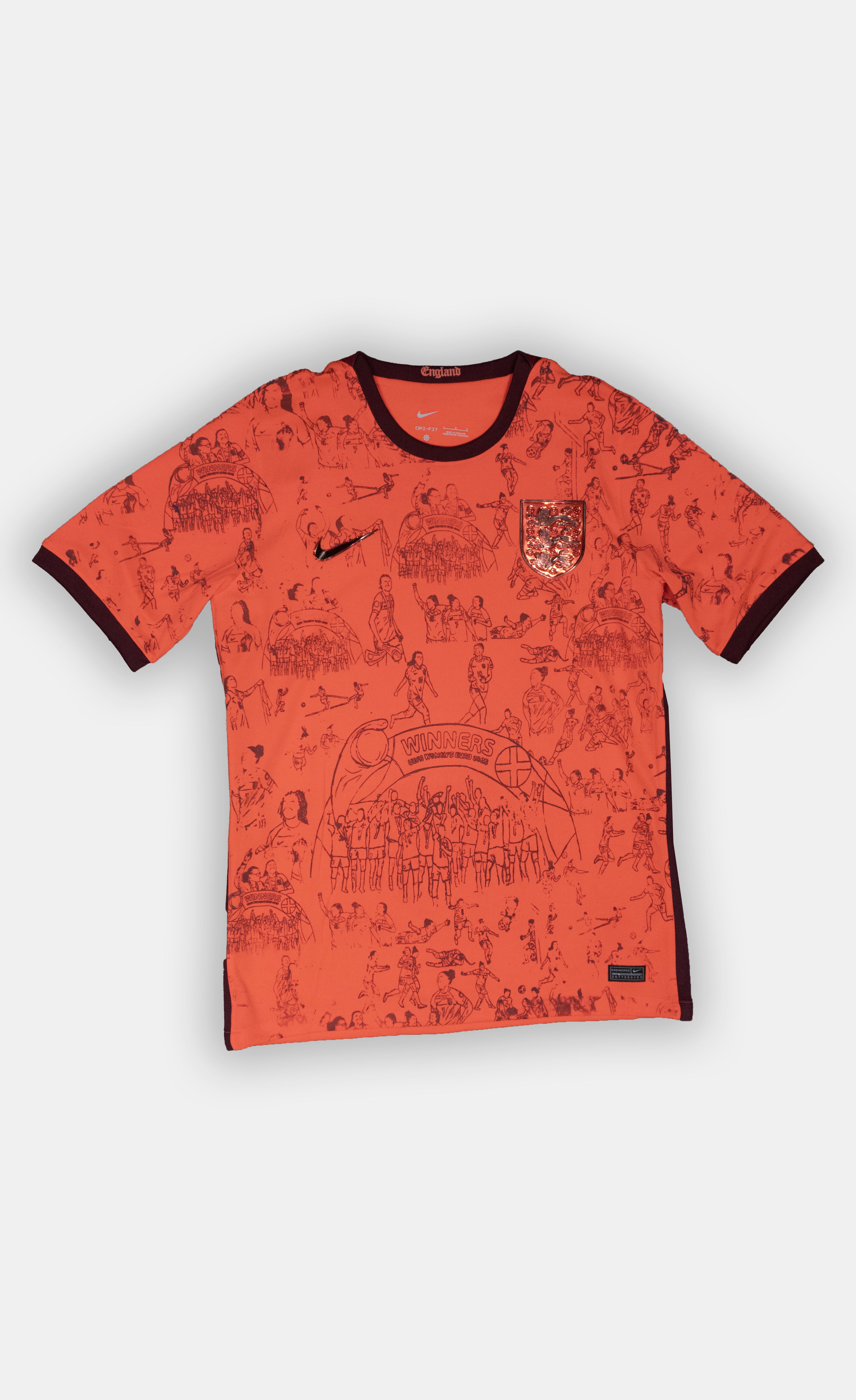 Custom England Womens Nike 2022 away Jersey
