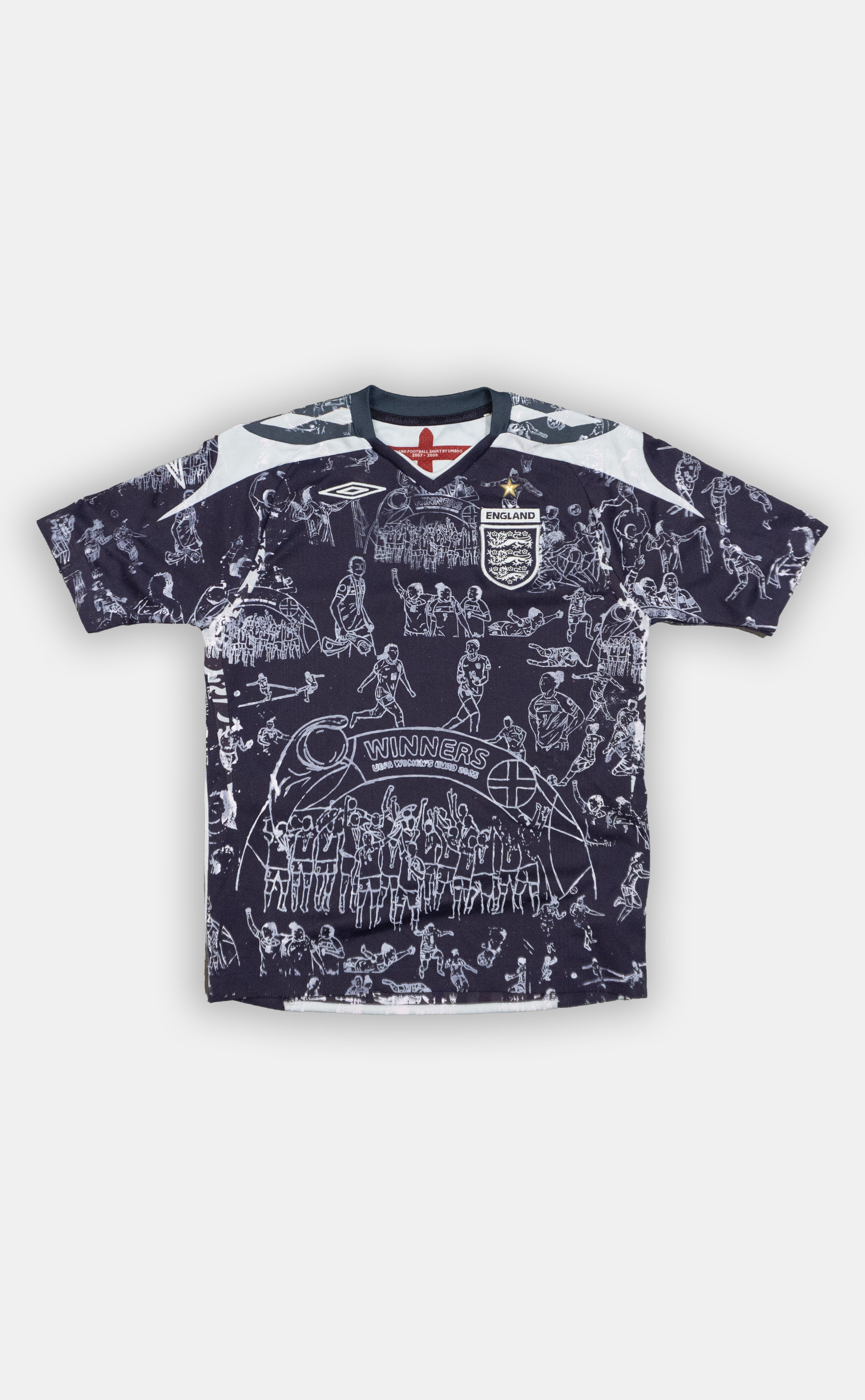 Custom England Umbro Shirt 2007/09
