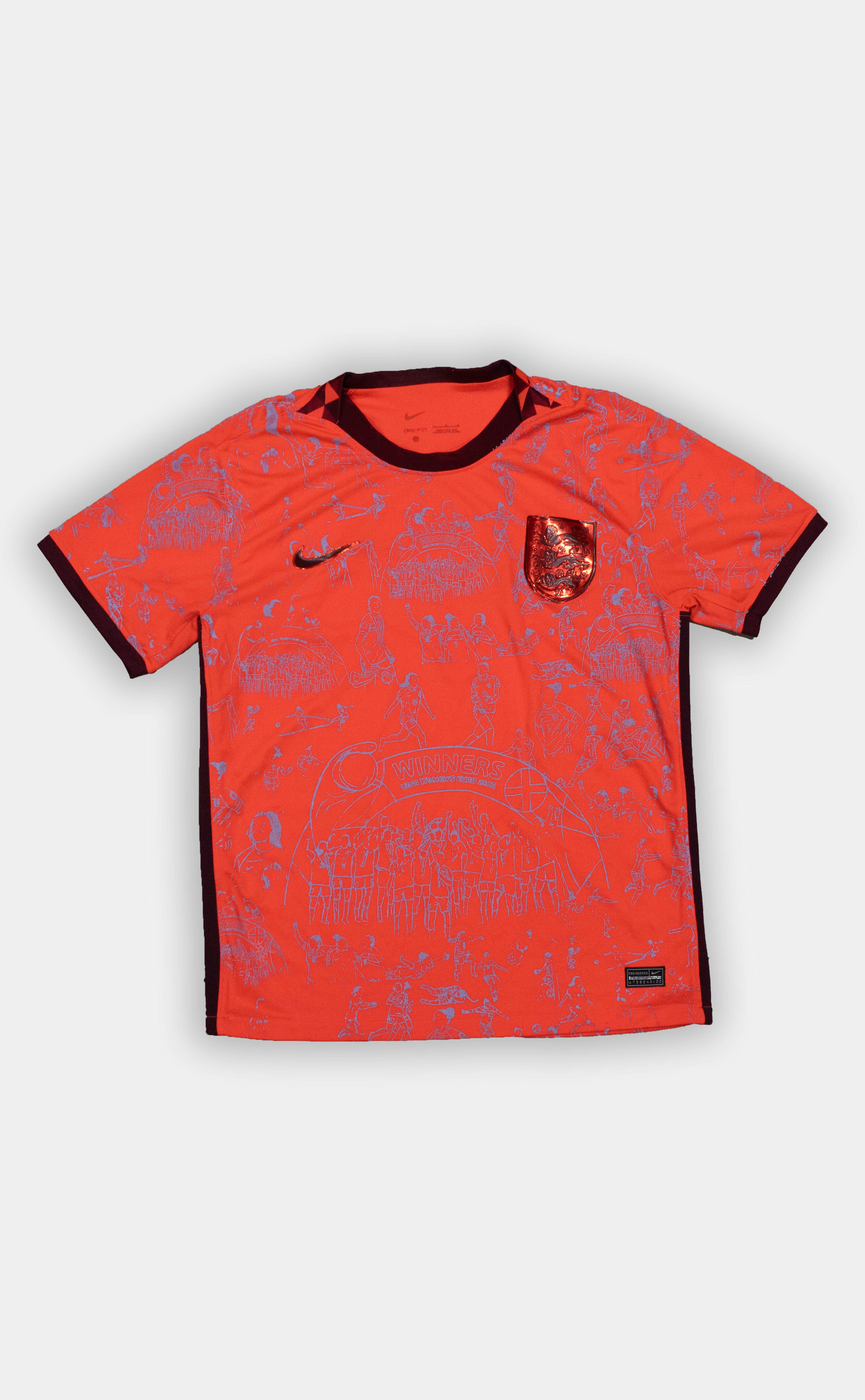 Custom England Womens Nike 2022 away Jersey