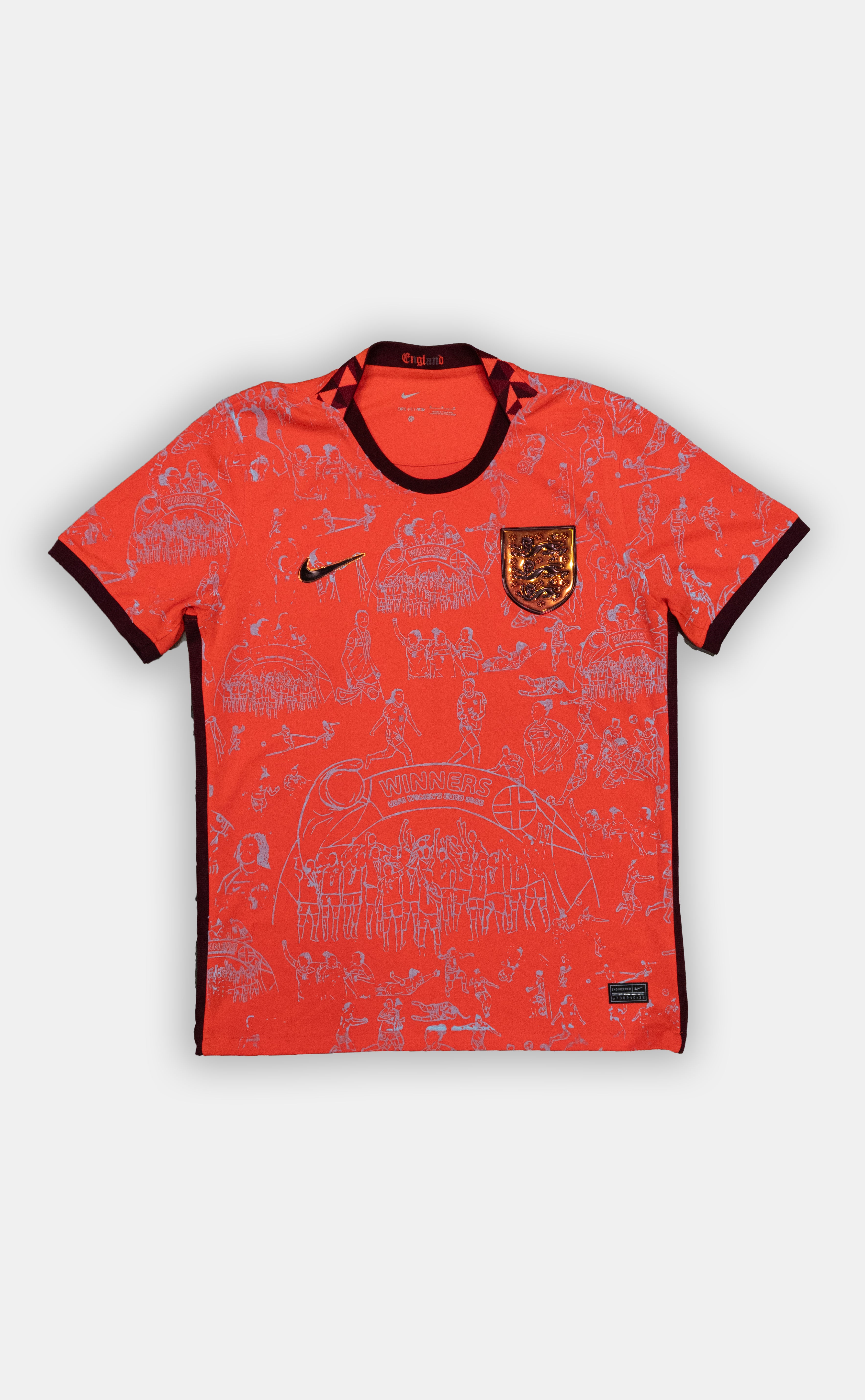 Custom England Women's Nike 2022 away Jersey