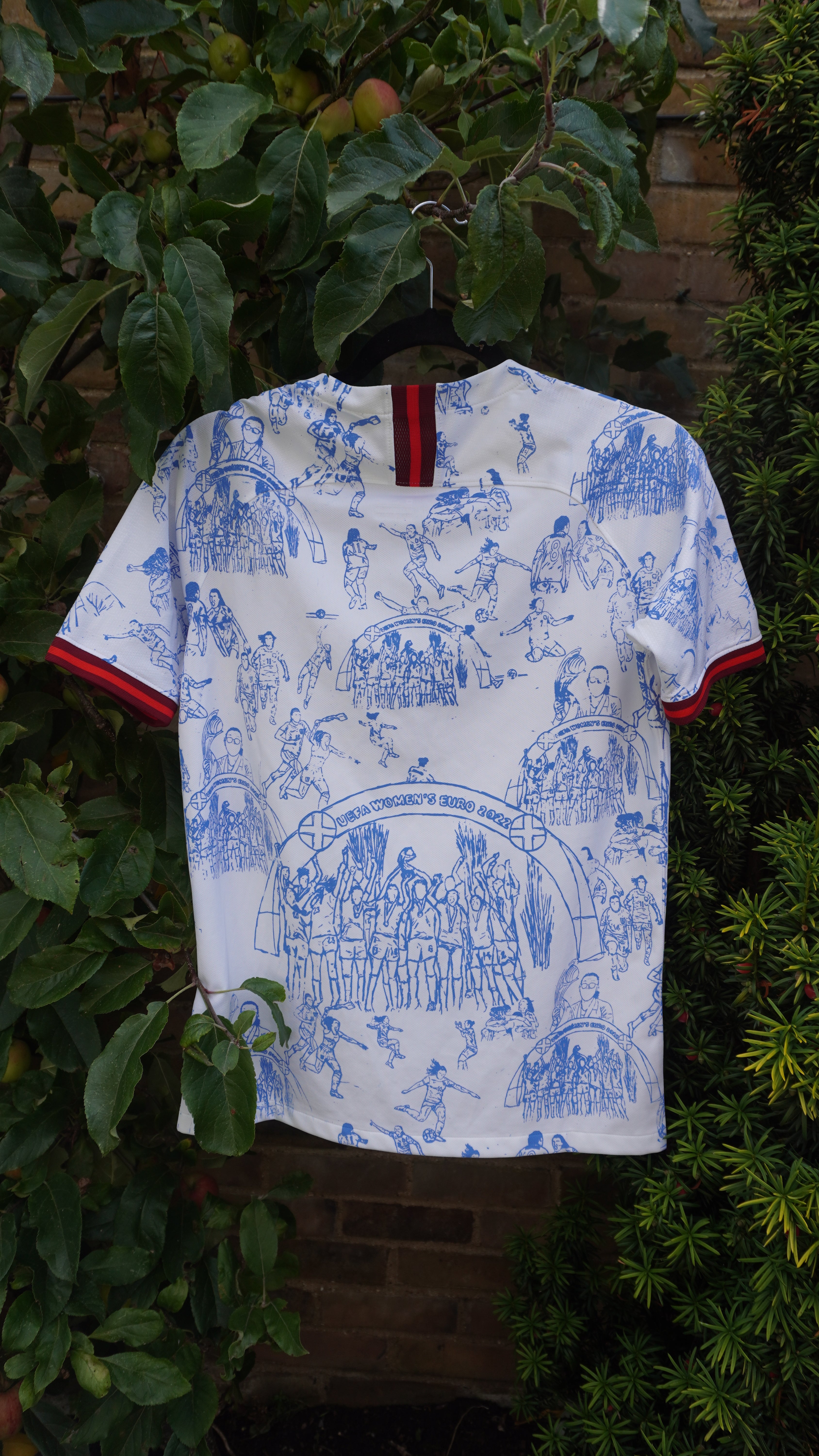 Custom England 2019 home shirt