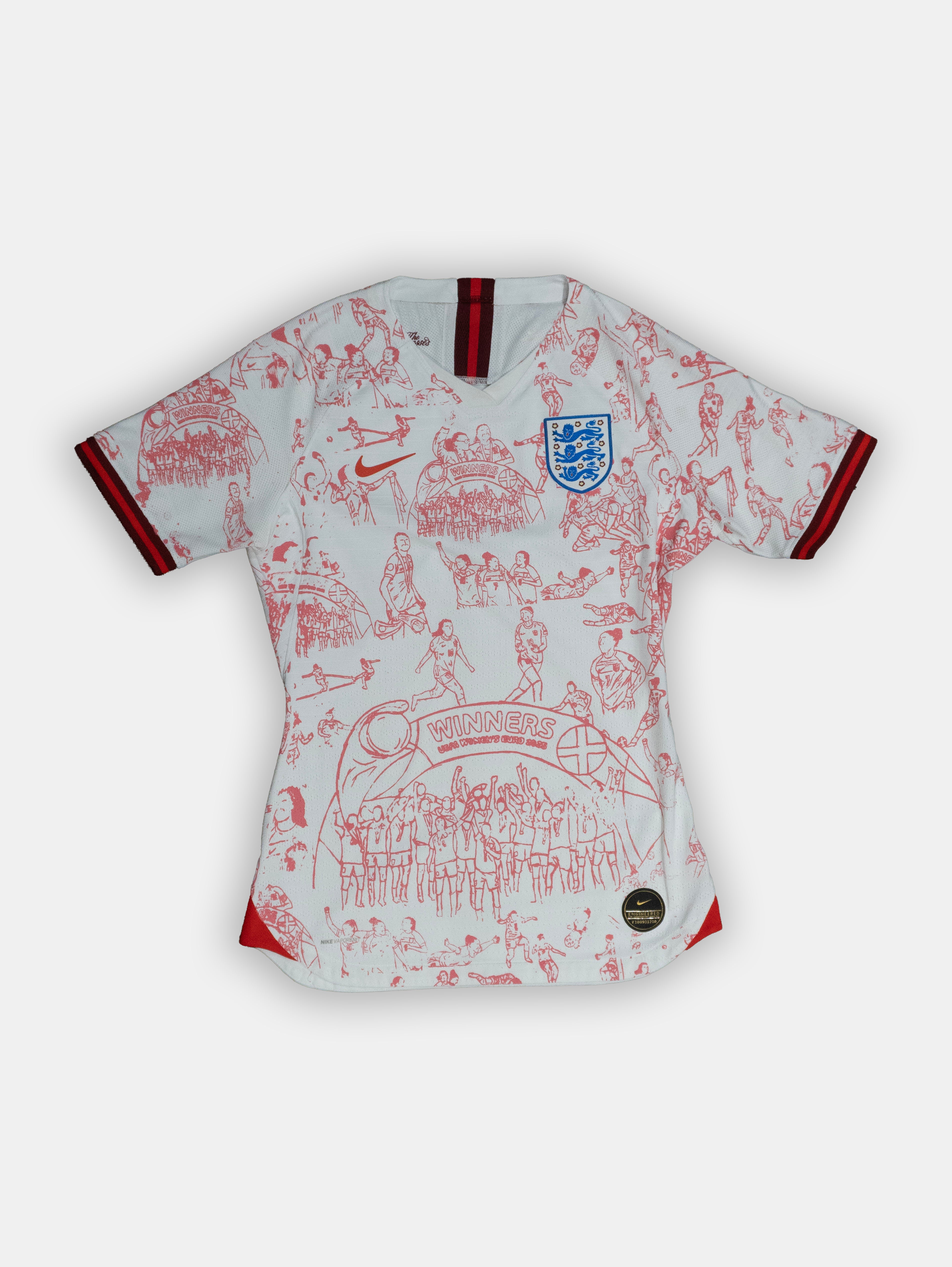 Custom England Player version Nike Lioness home shirt 2019/20