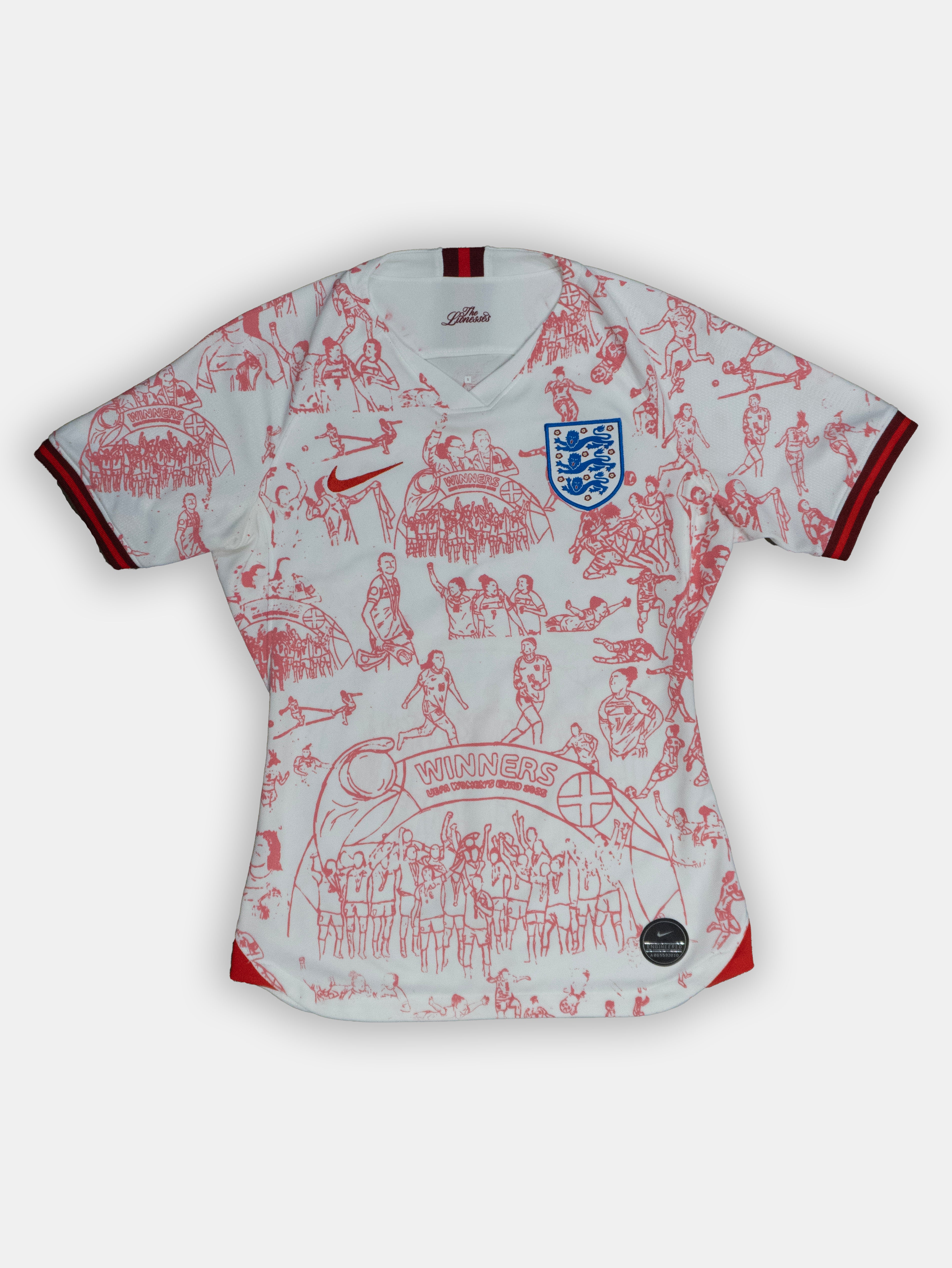 Custom England Nike Lioness home shirt 2019/20