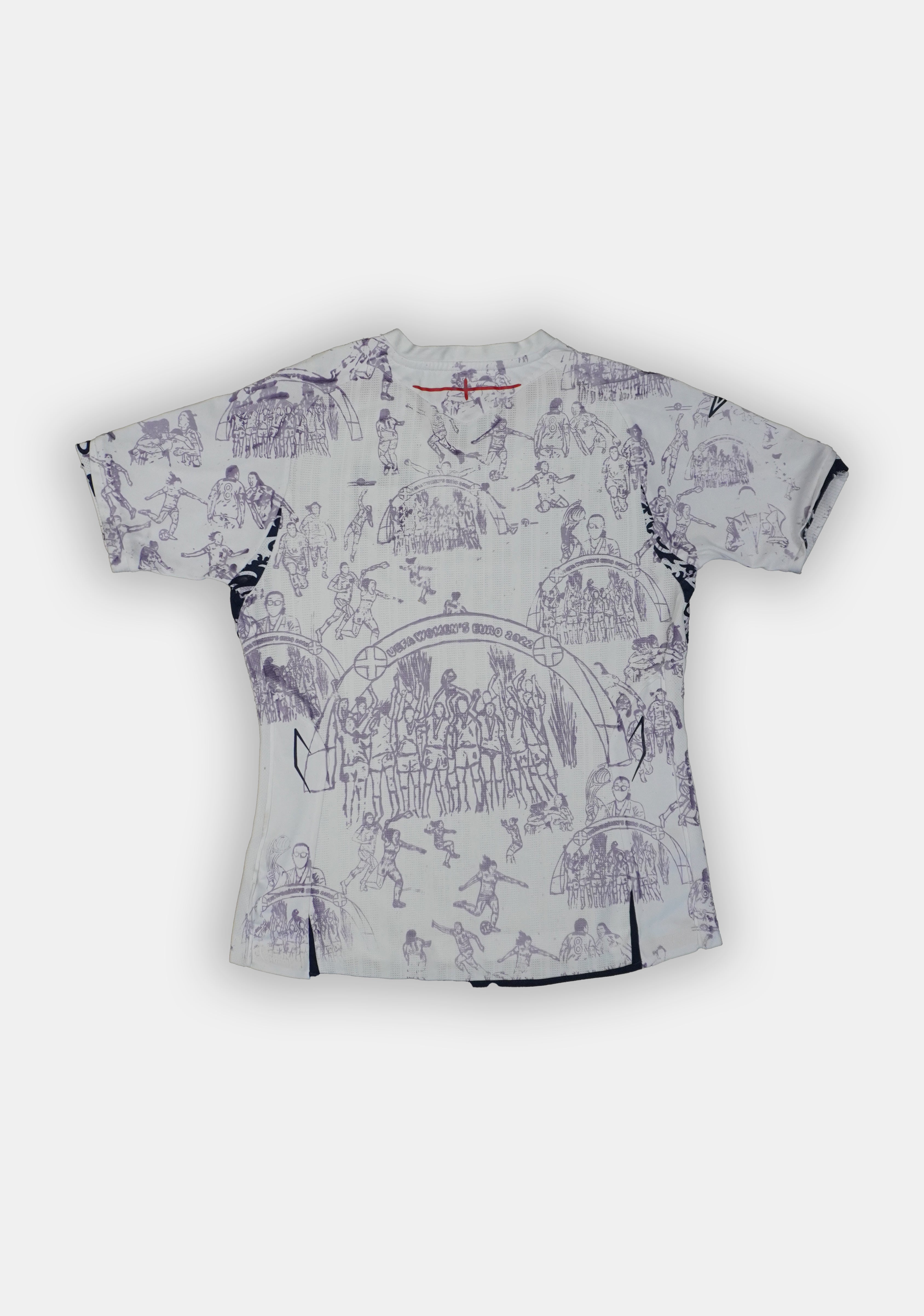 Custom Umbro England 2007/09 home shirt