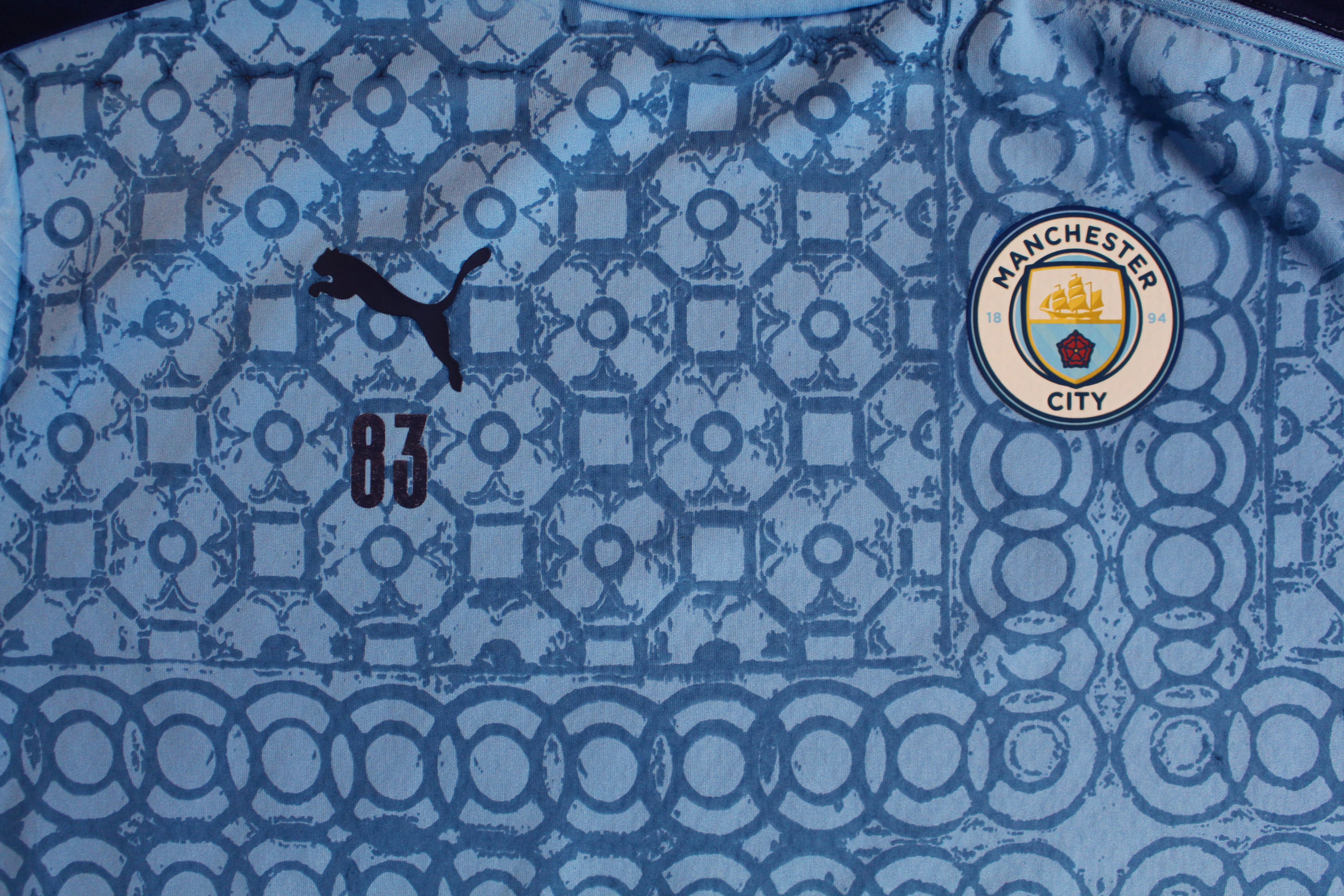 Custom Man City 2020/21 Puma Training top