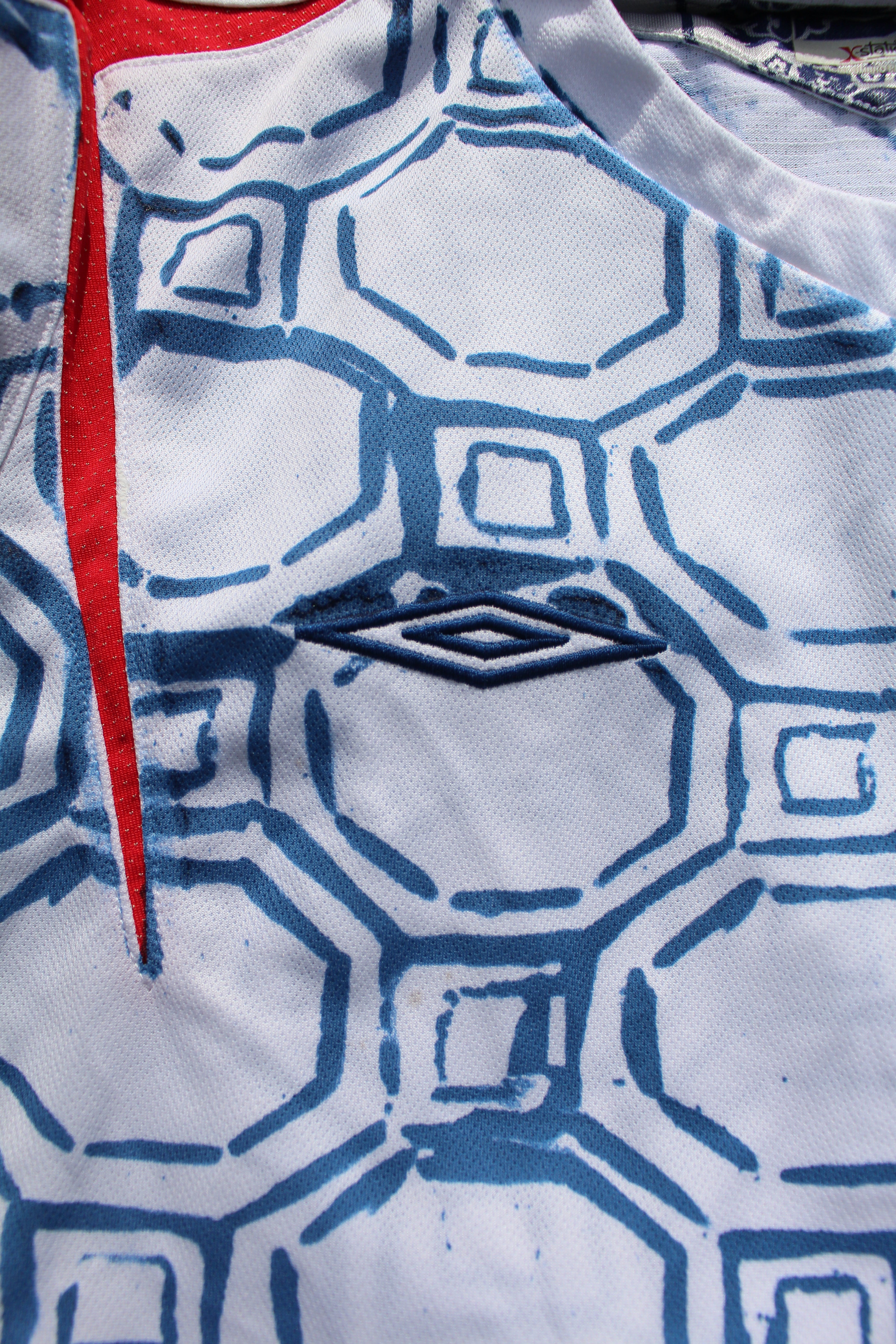 Custom England Women's 2005/07 Umbro Home shirt
