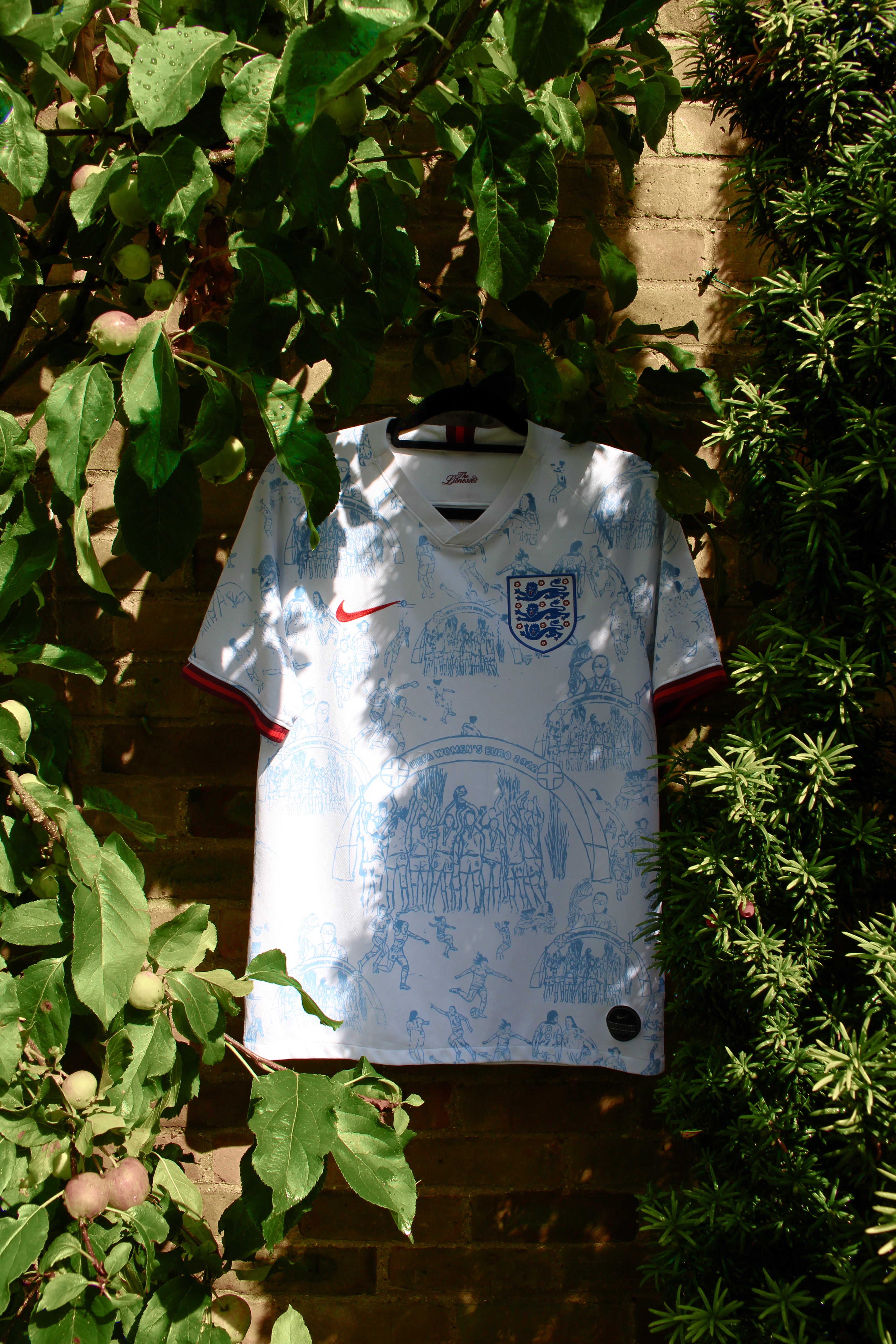 Custom England Nike Lioness home shirt 2019/20