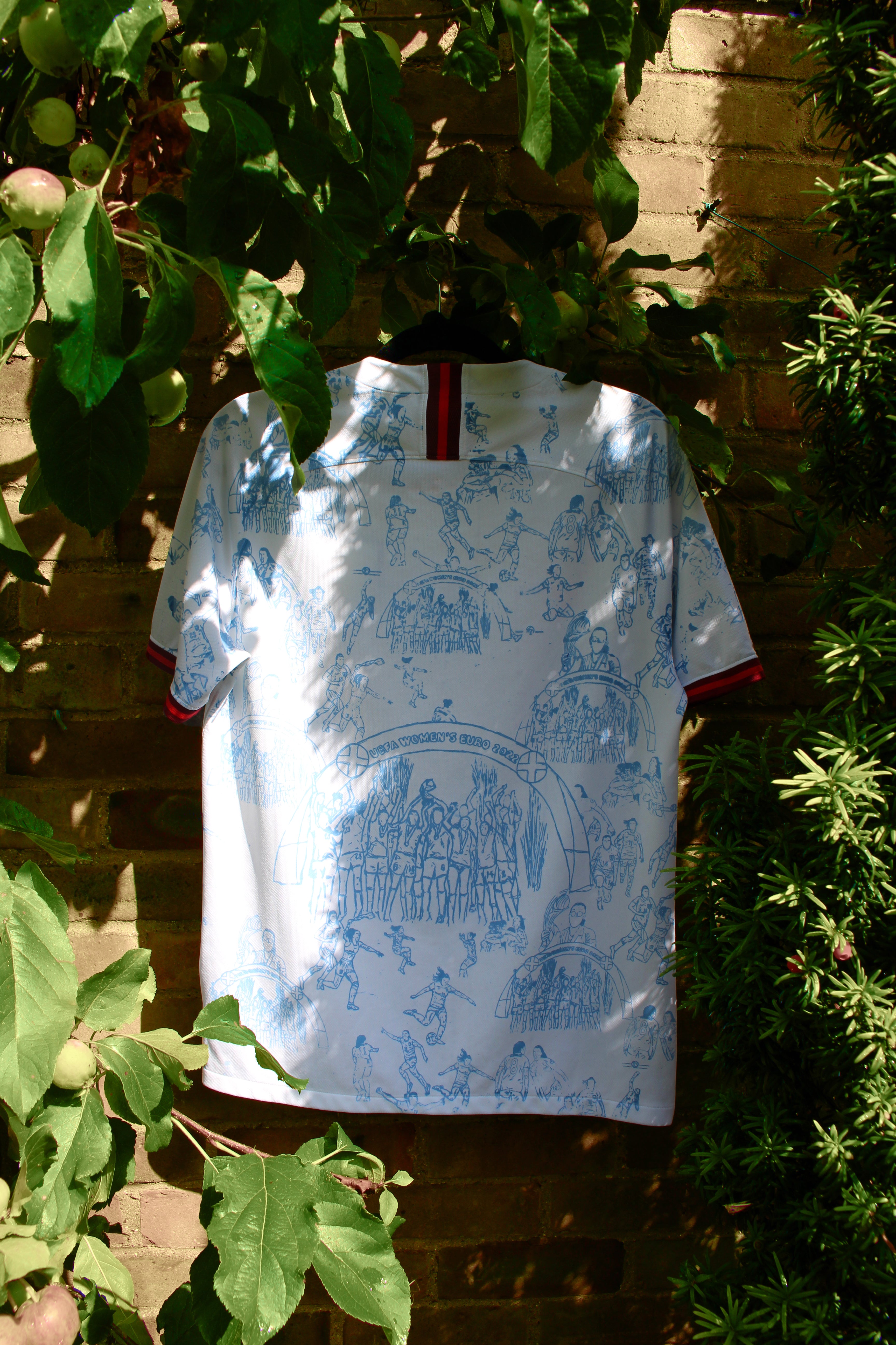 Custom England Nike Lioness home shirt 2019/20