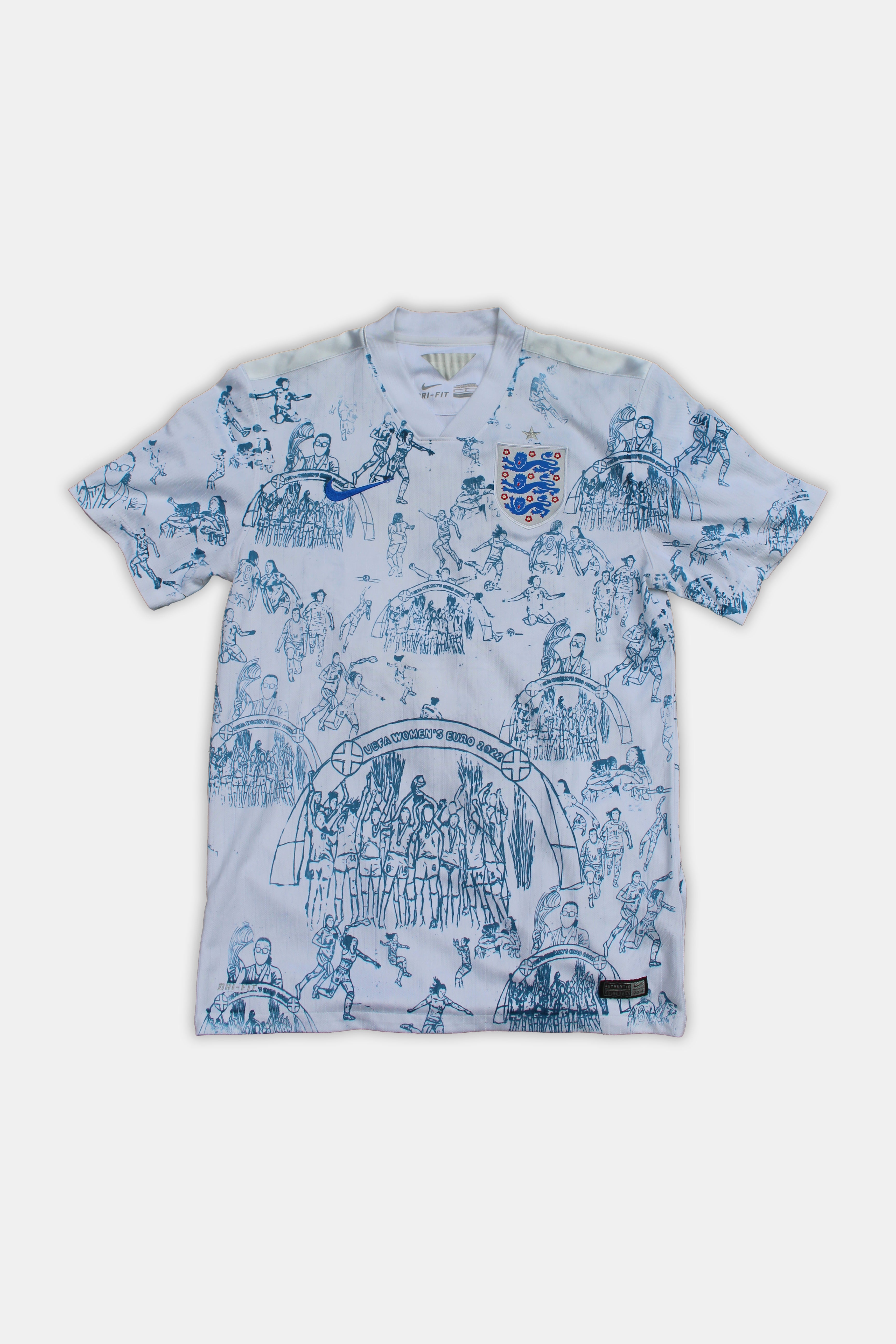 Custom England 2014 home shirt
