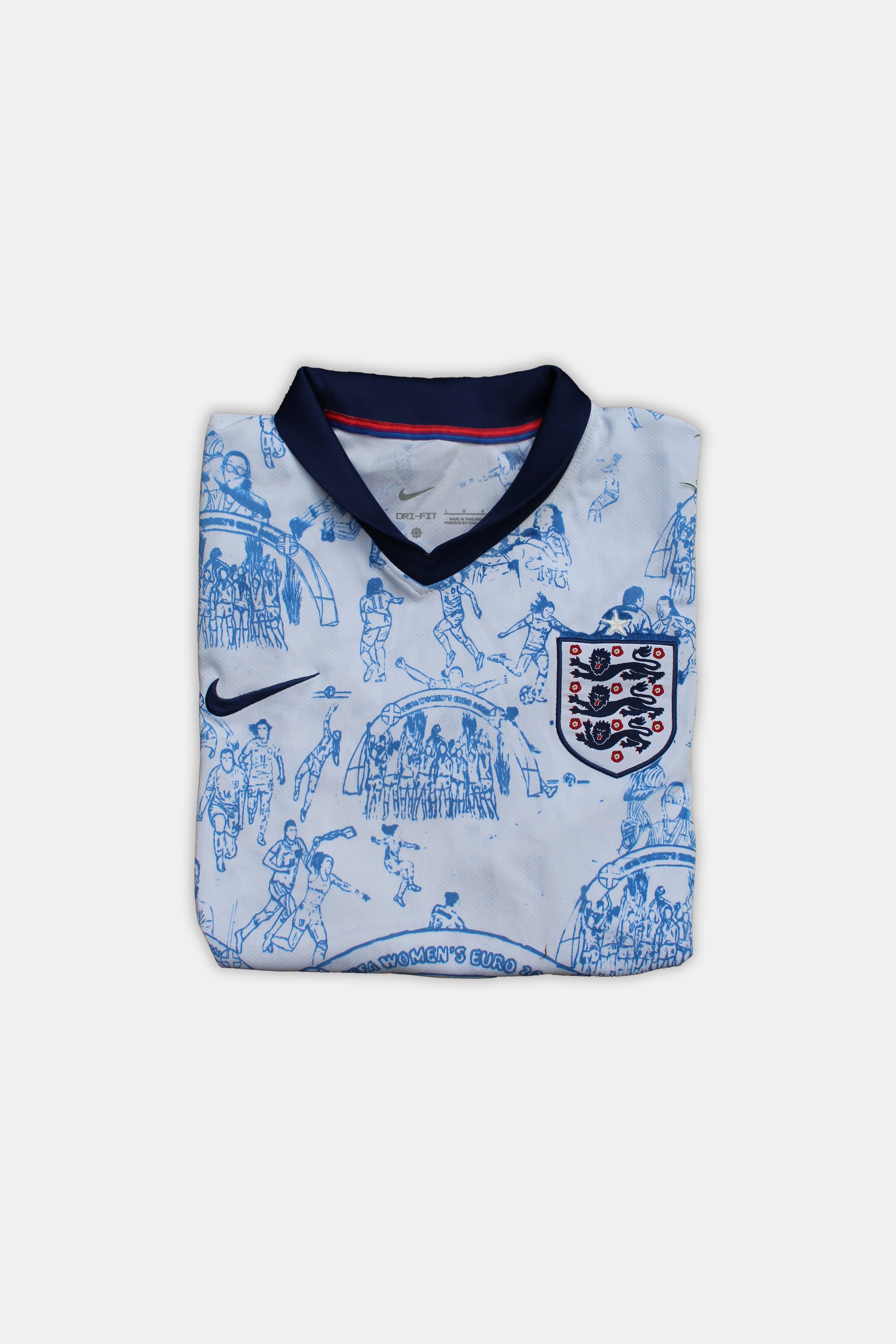 Custom England Nike 2024 Jersey