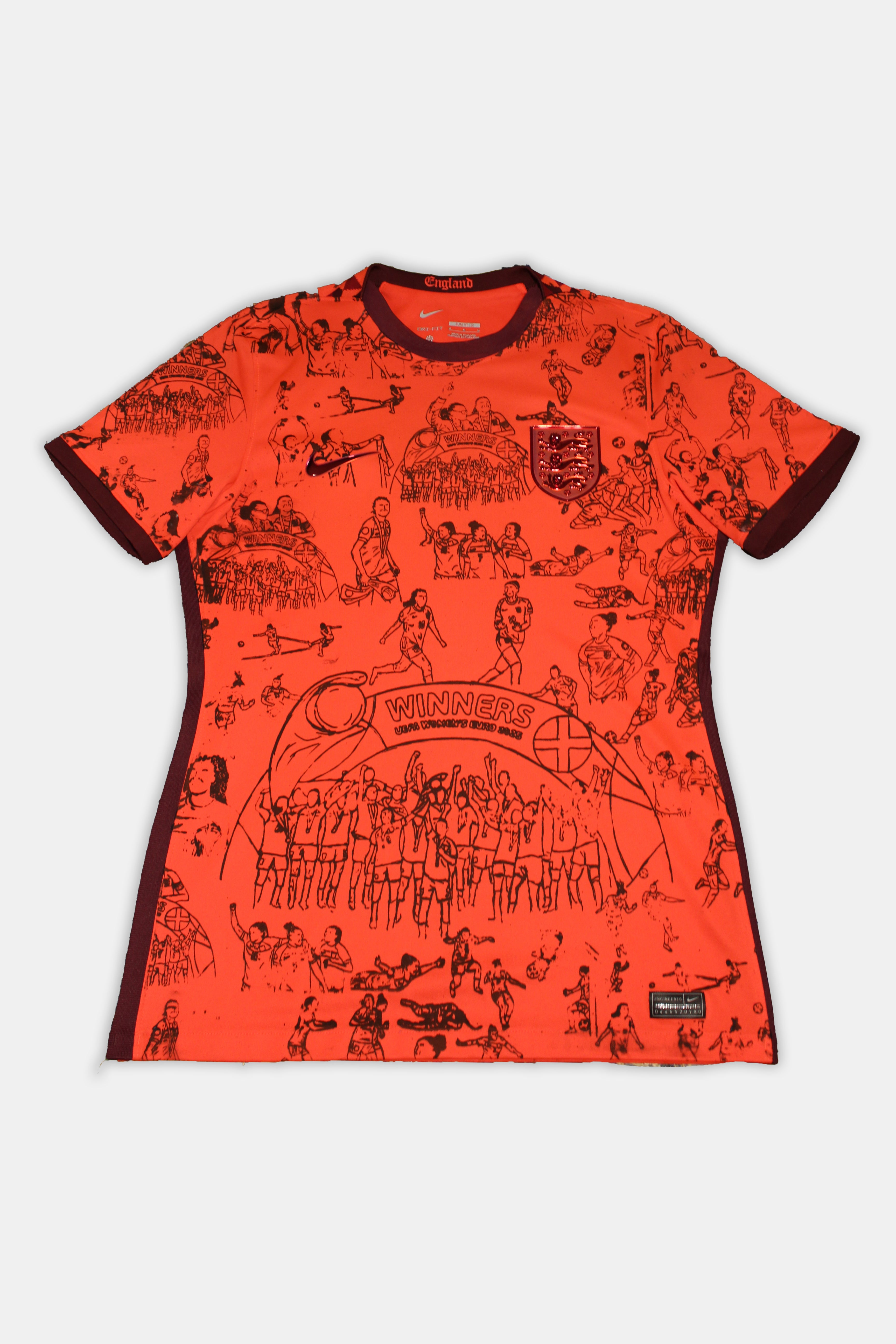 Custom England Womens Nike 2022 away Jersey