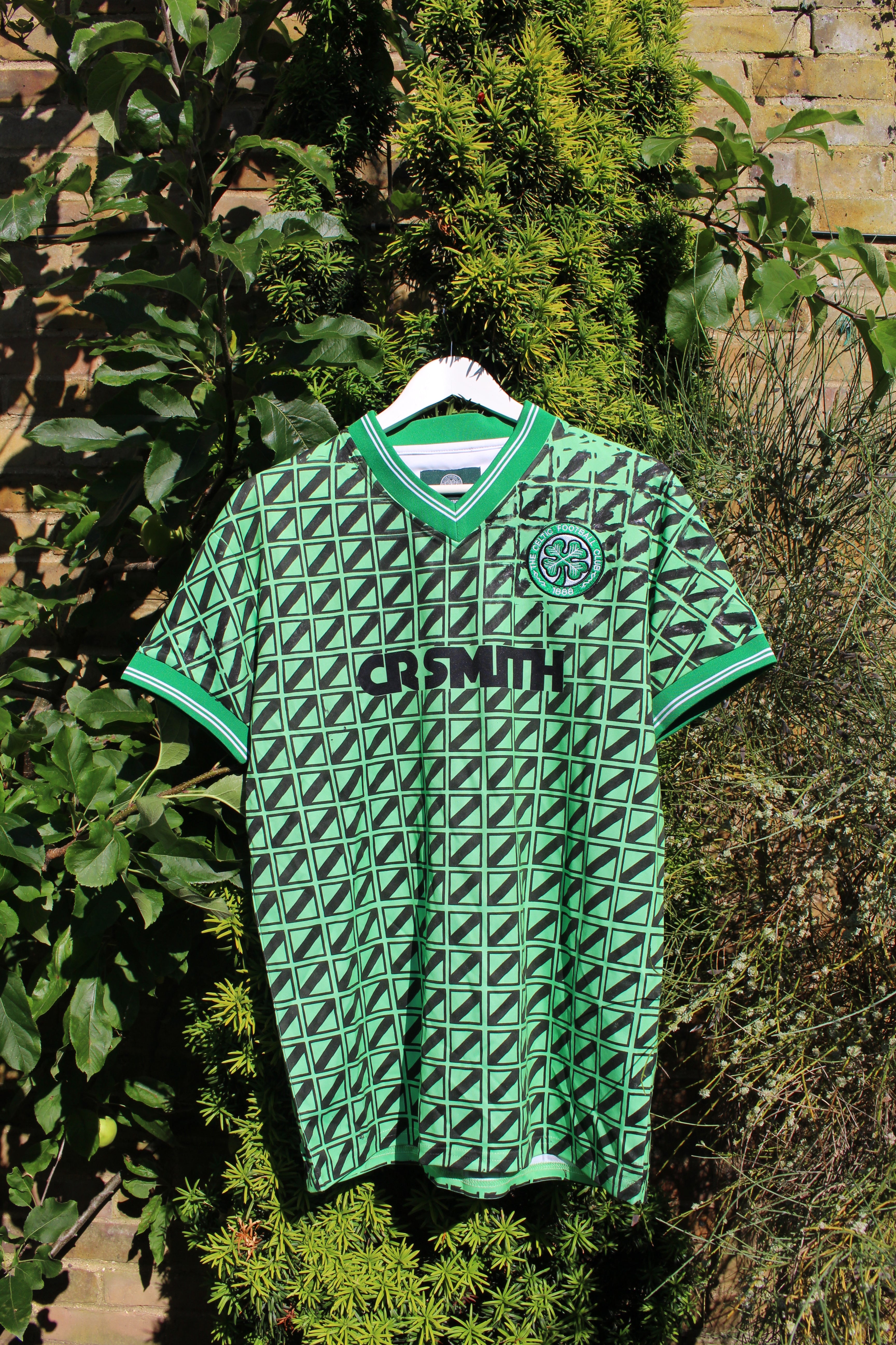 Custom Celtic 1984/86 Away Jersey Large