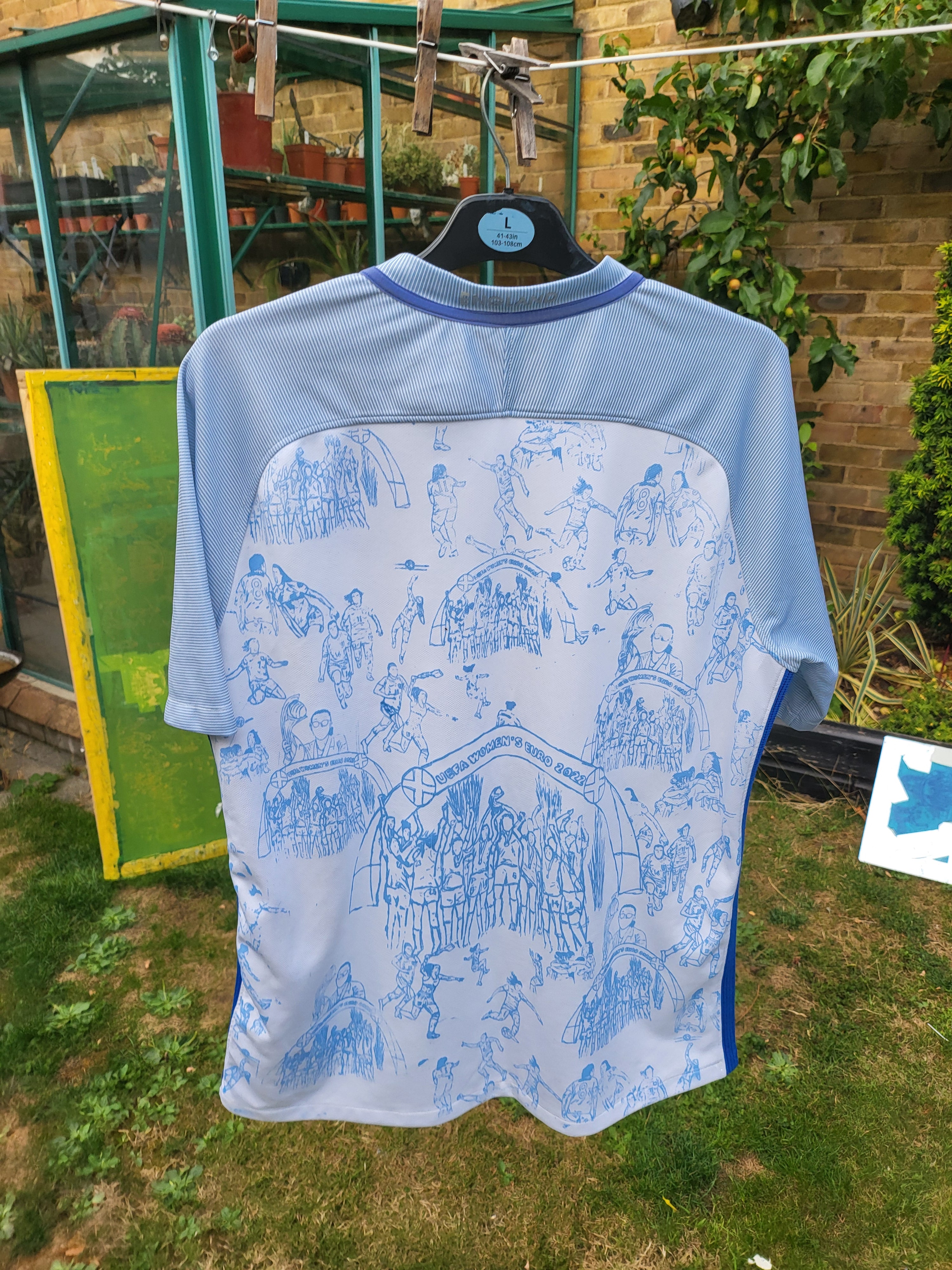 Custom England 2018 home shirt