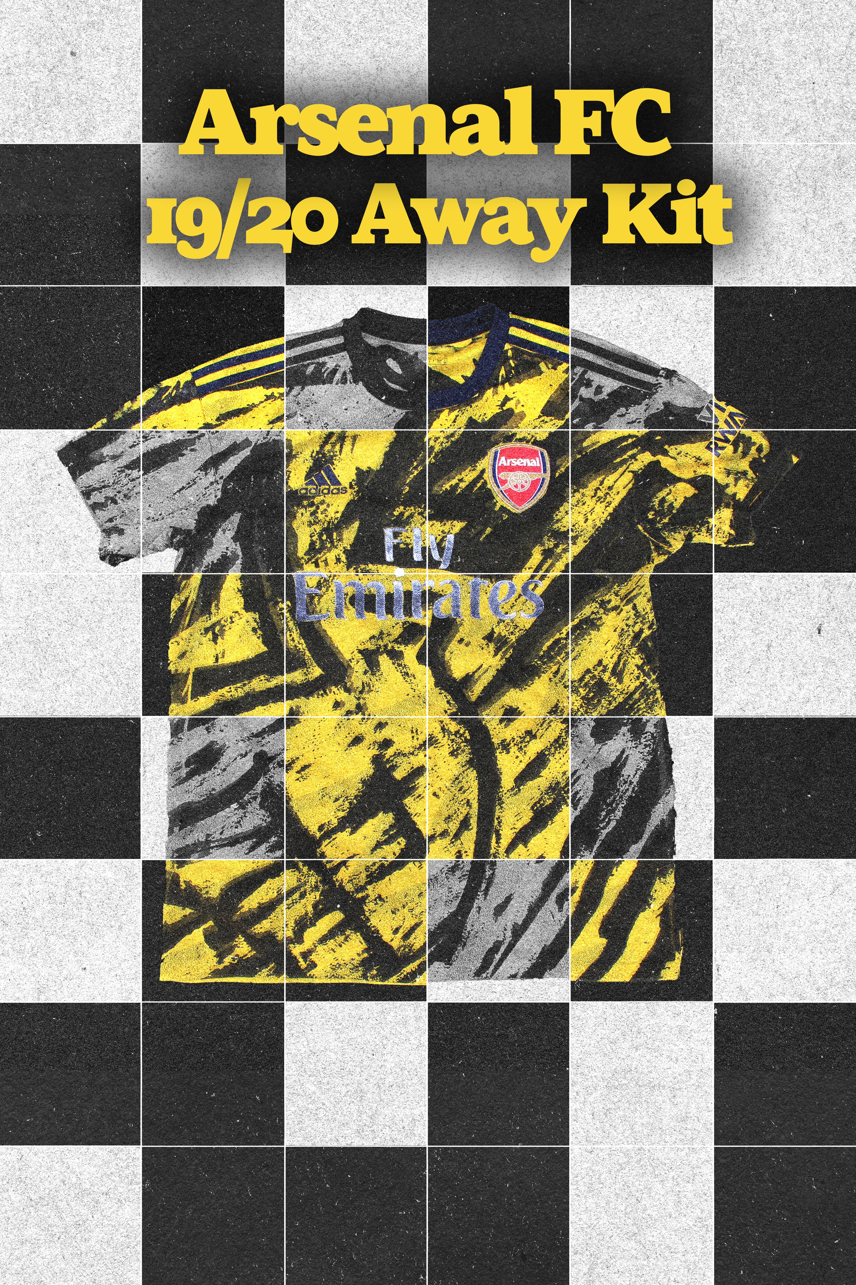 Custom Arsenal 2019/20 Adidas Away Shirt