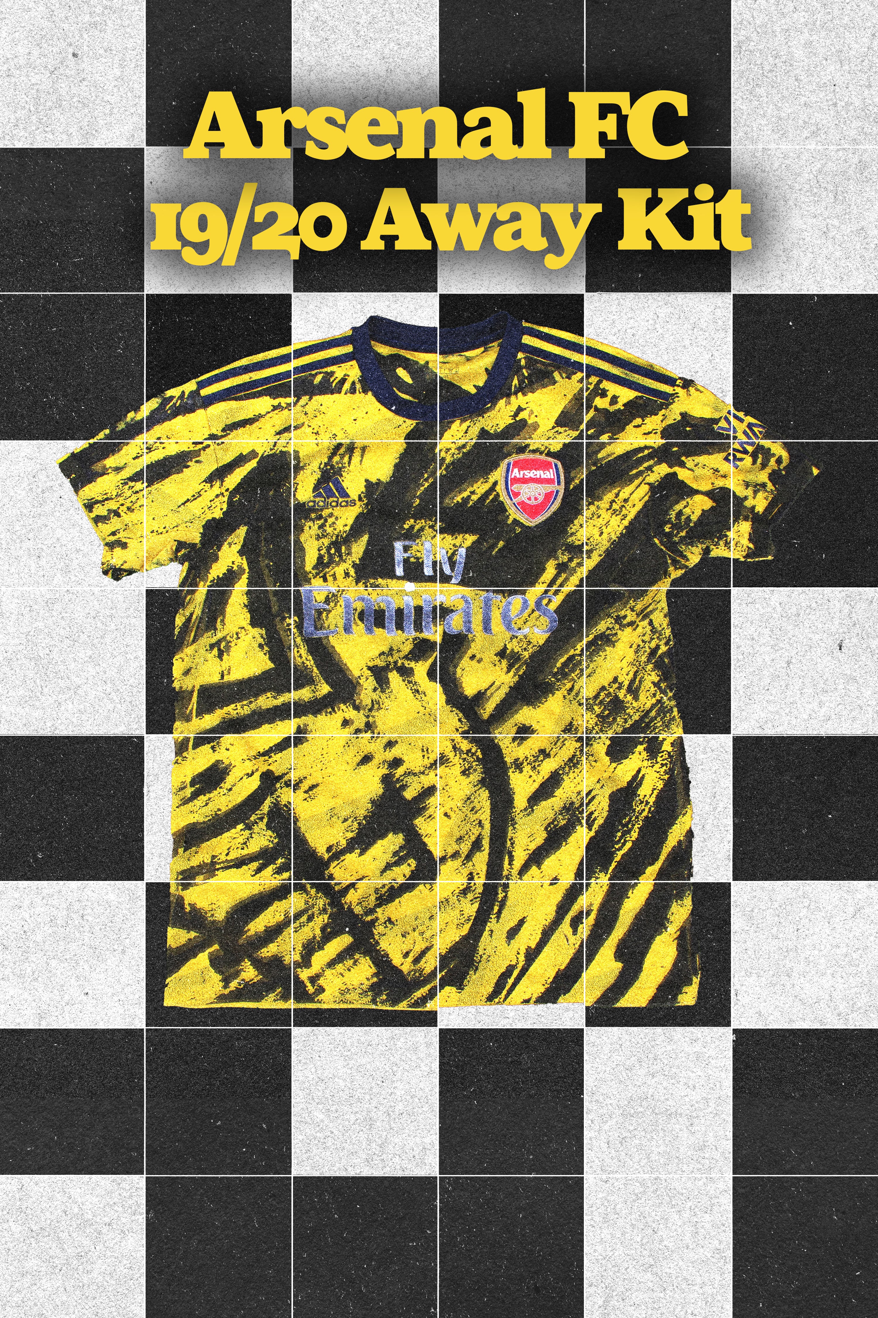 Custom Arsenal 2019/20 Adidas Away Shirt
