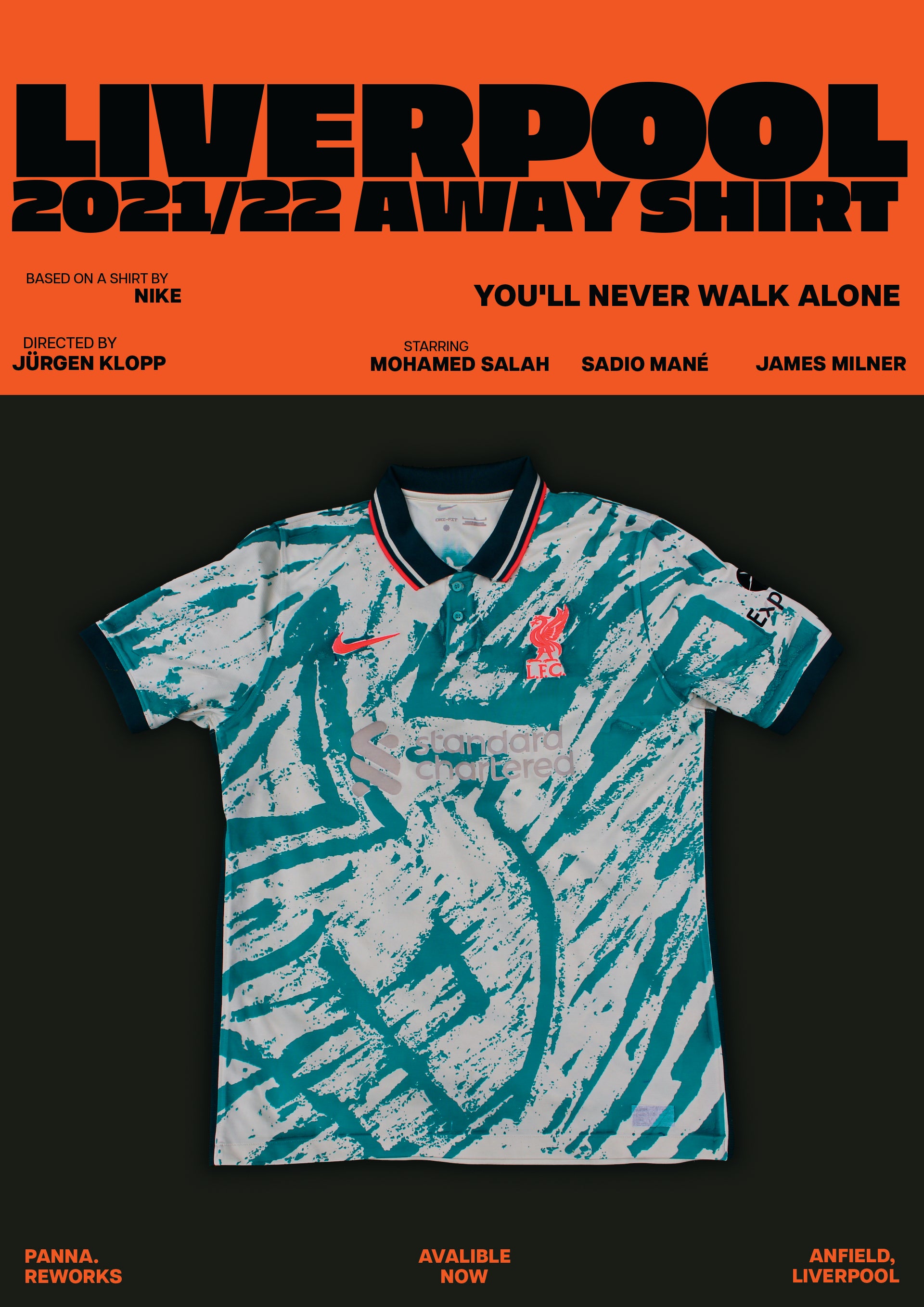 Custom Liverpool F.C. Nike Away 2021/22