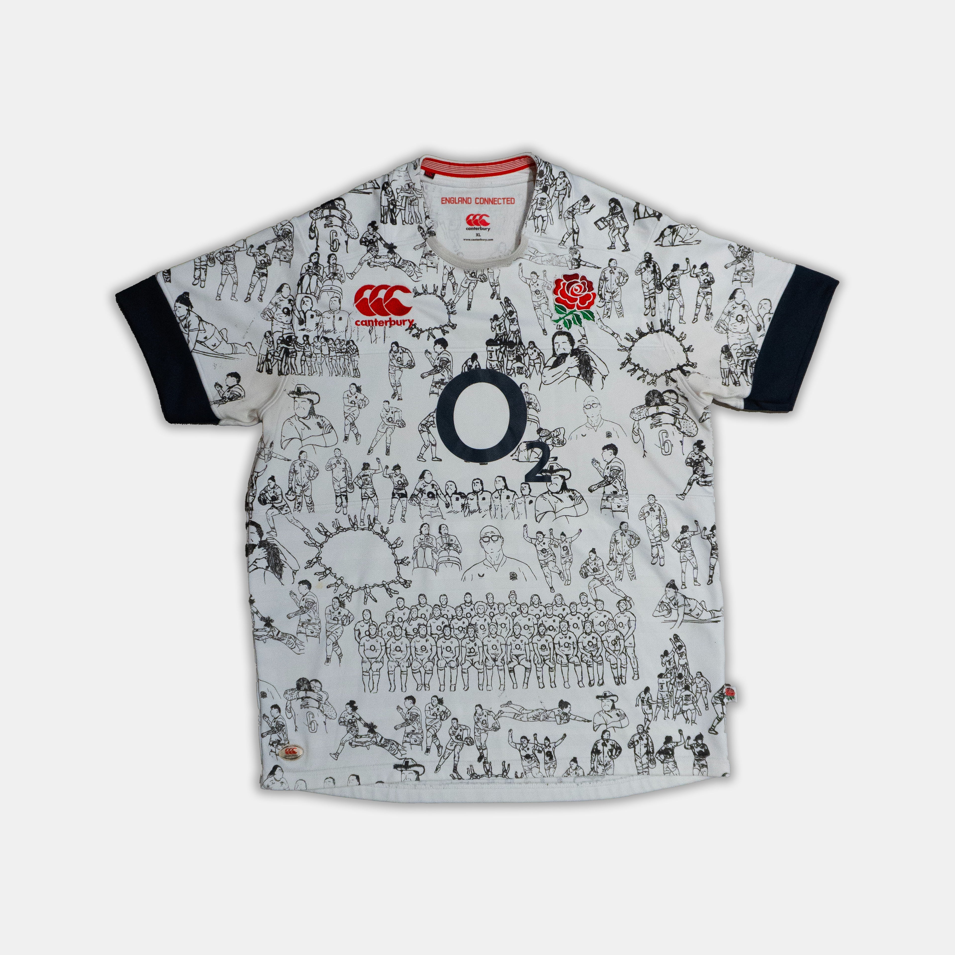 Custom Canterbury England Rugby top