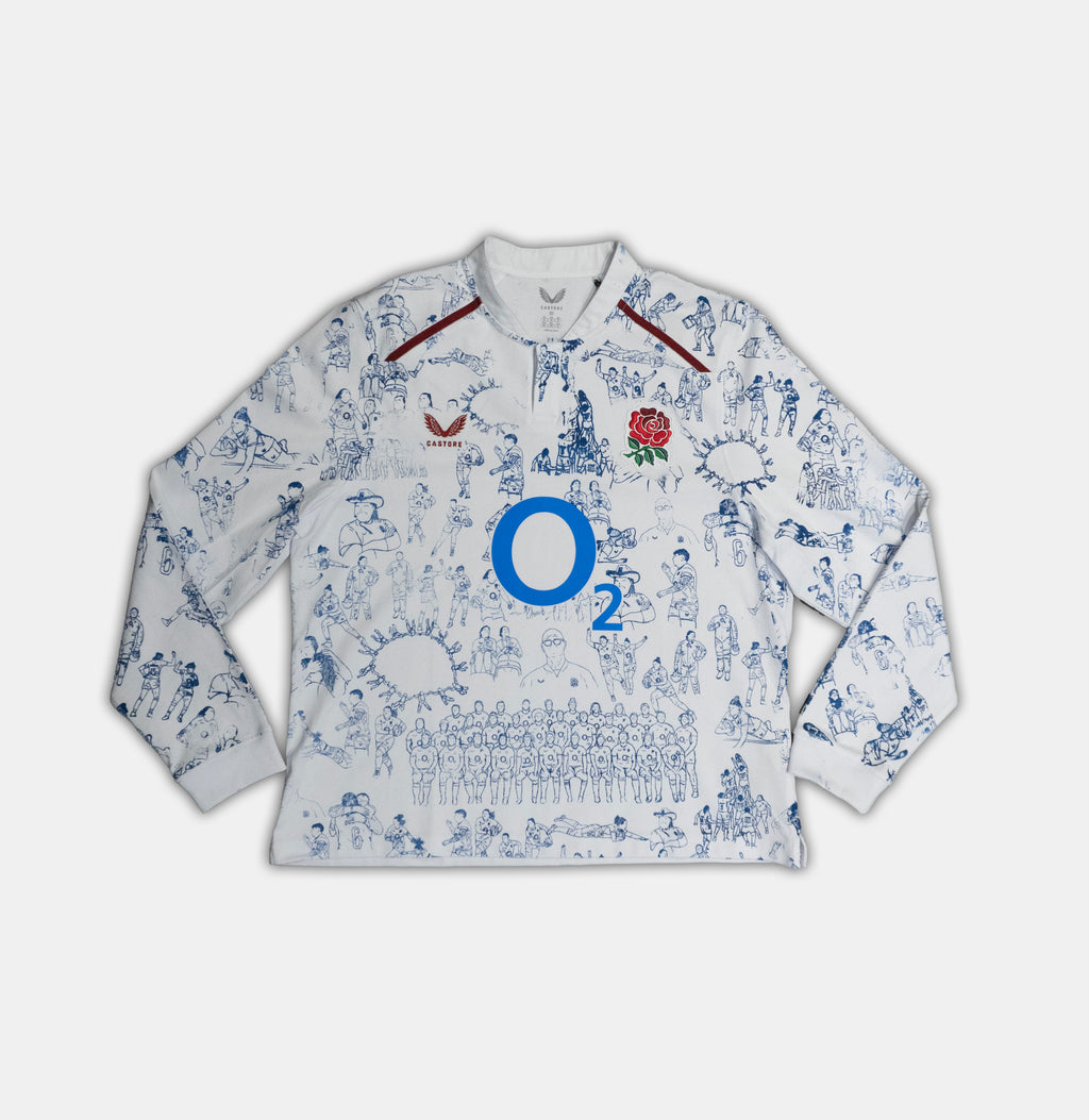 Custom Castore England Rugby top Size 18