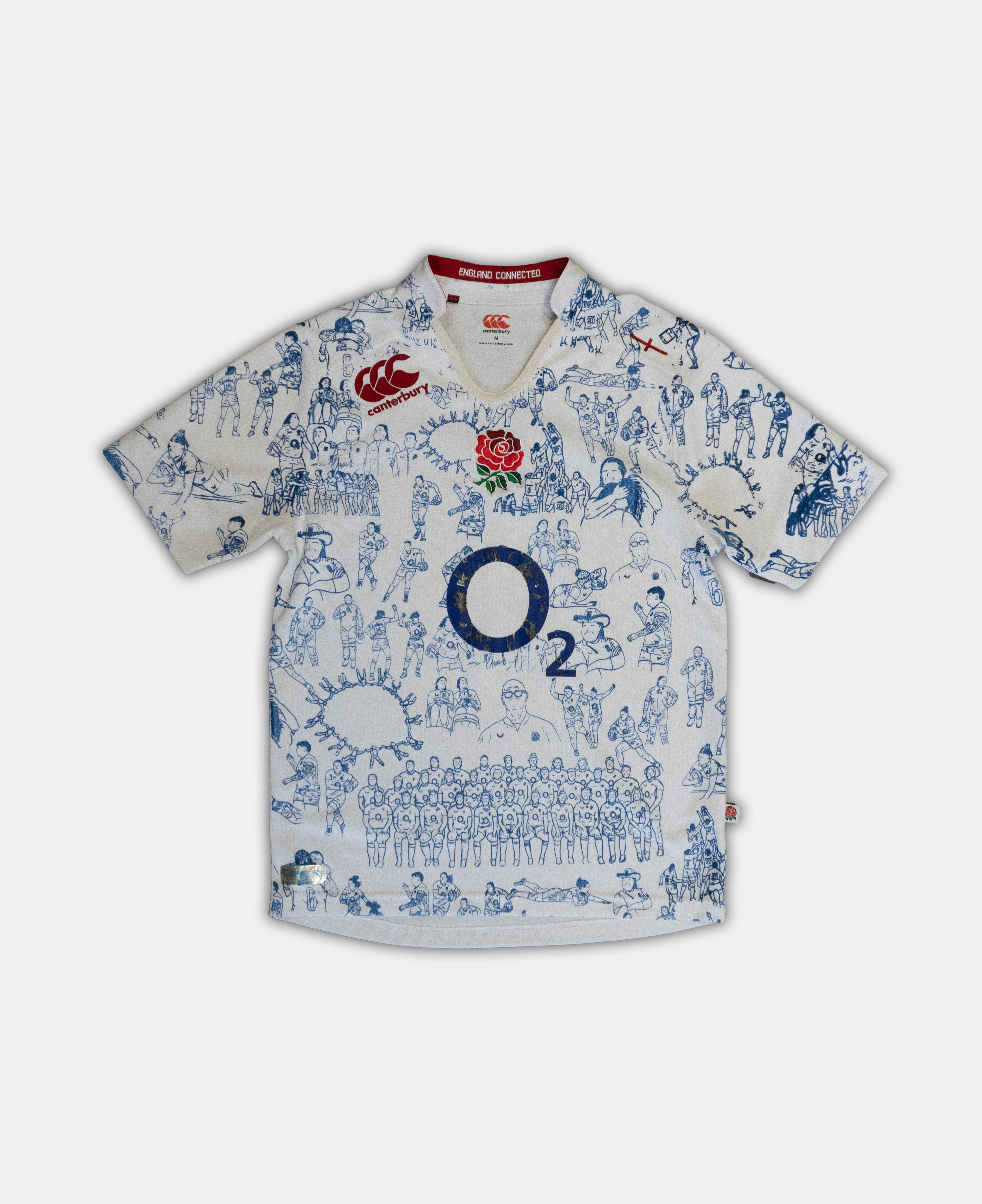 Custom Canterbury England Rugby top