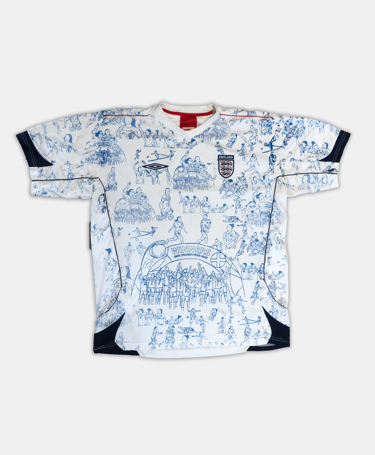 Custom Umbro England Football Shirt