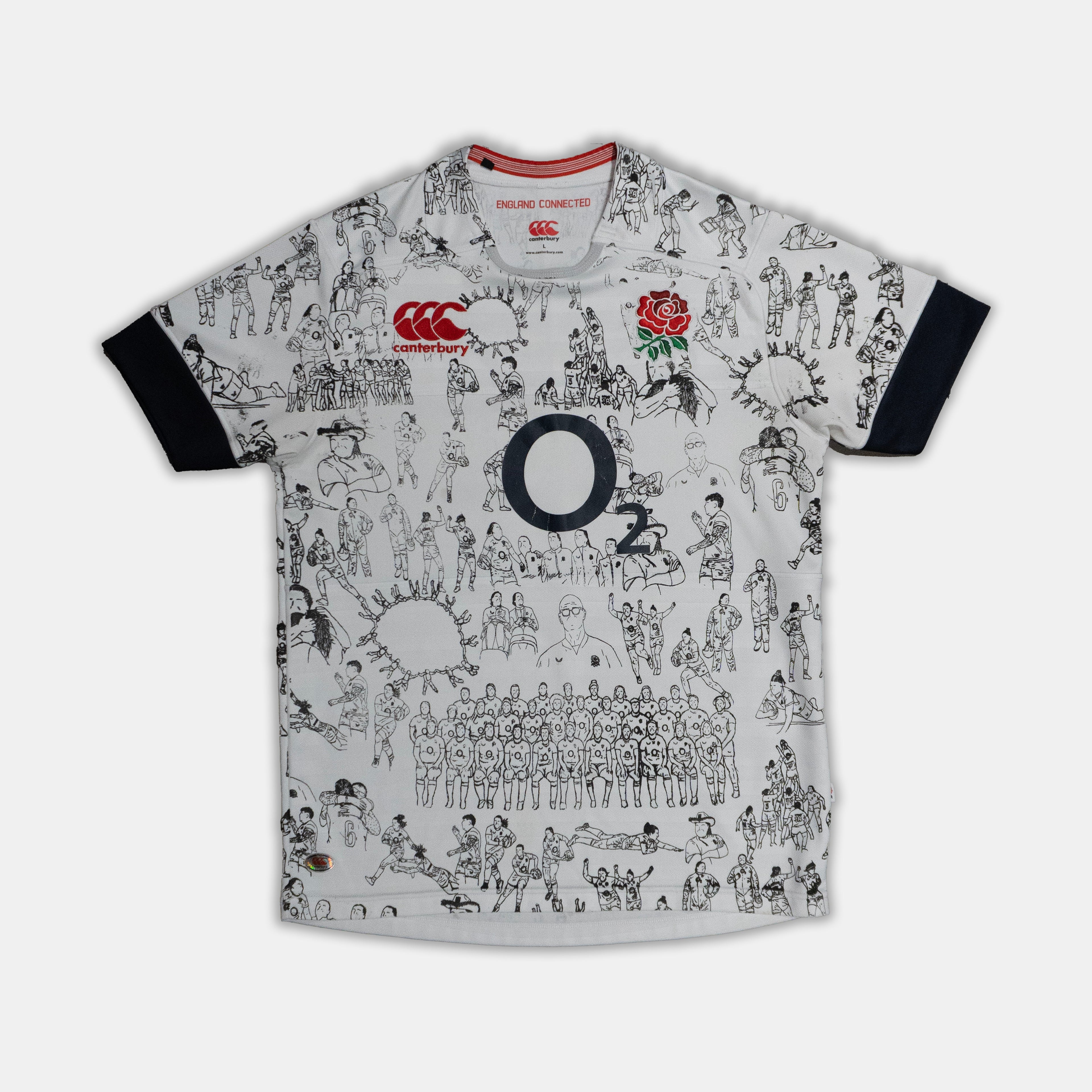 Custom Canterbury England Rugby top