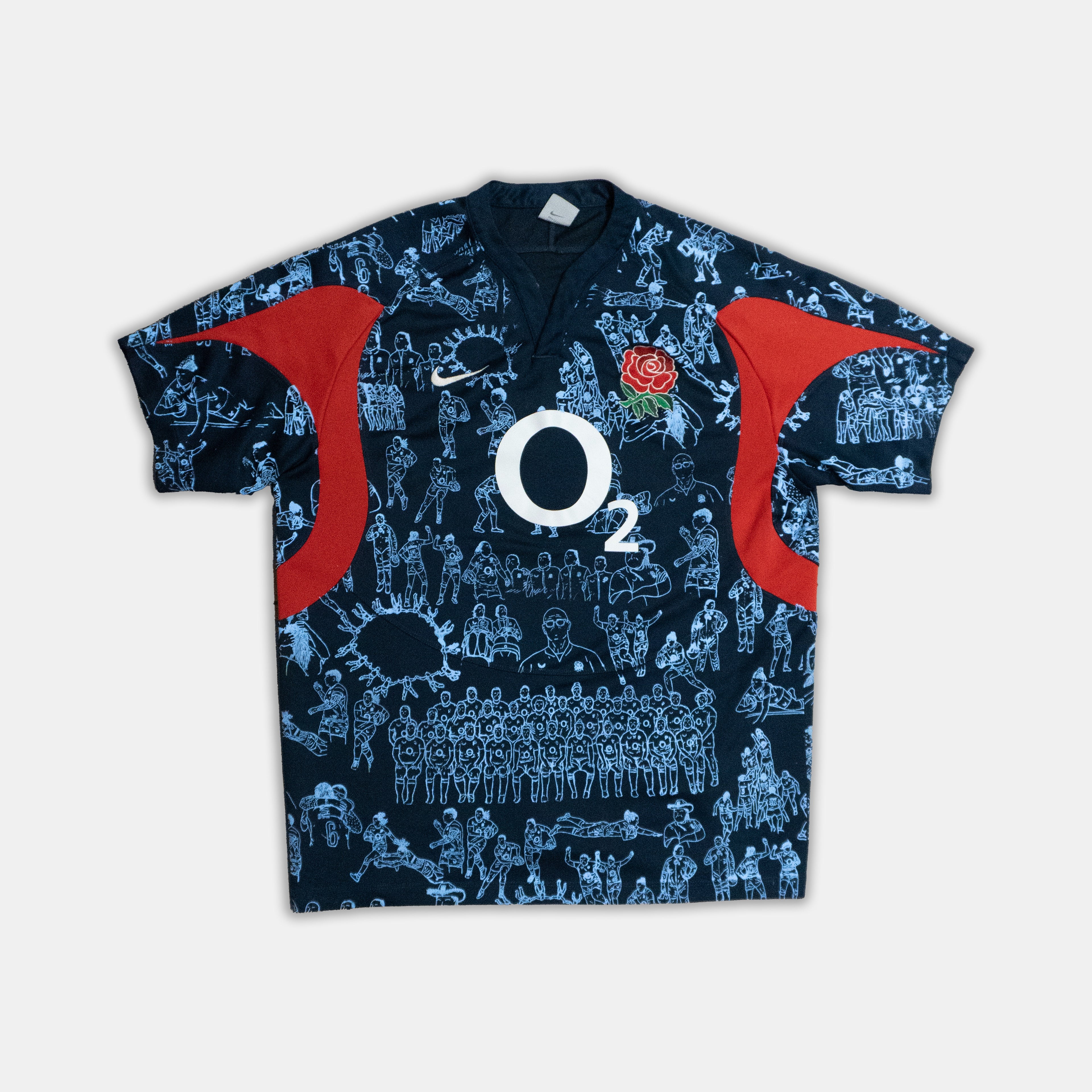 Custom Nike England Rugby top