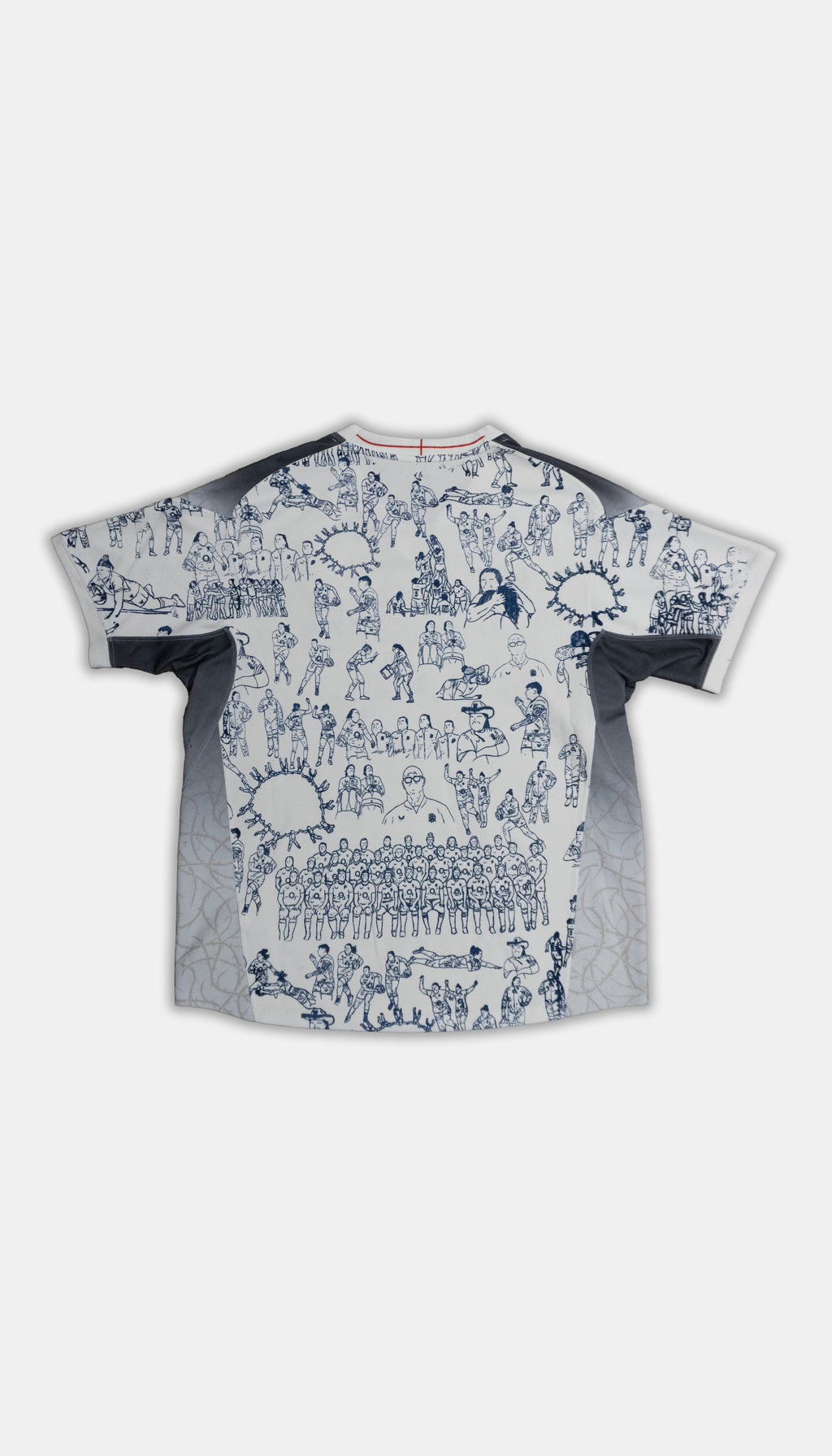 Custom Nike England Rugby top Men's Medium