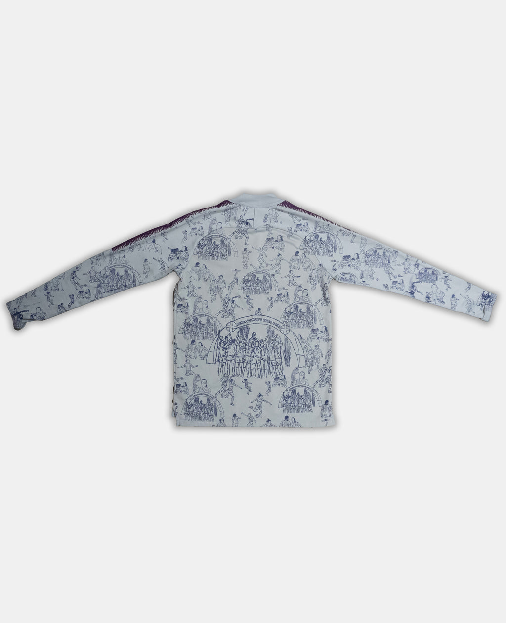 Custom Nike England grey training top