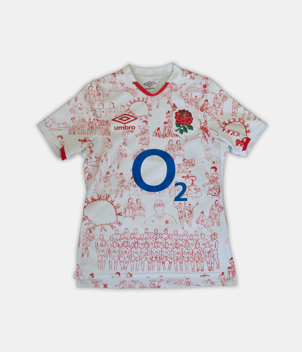 Custom Umbro England Rugby top Women's 8