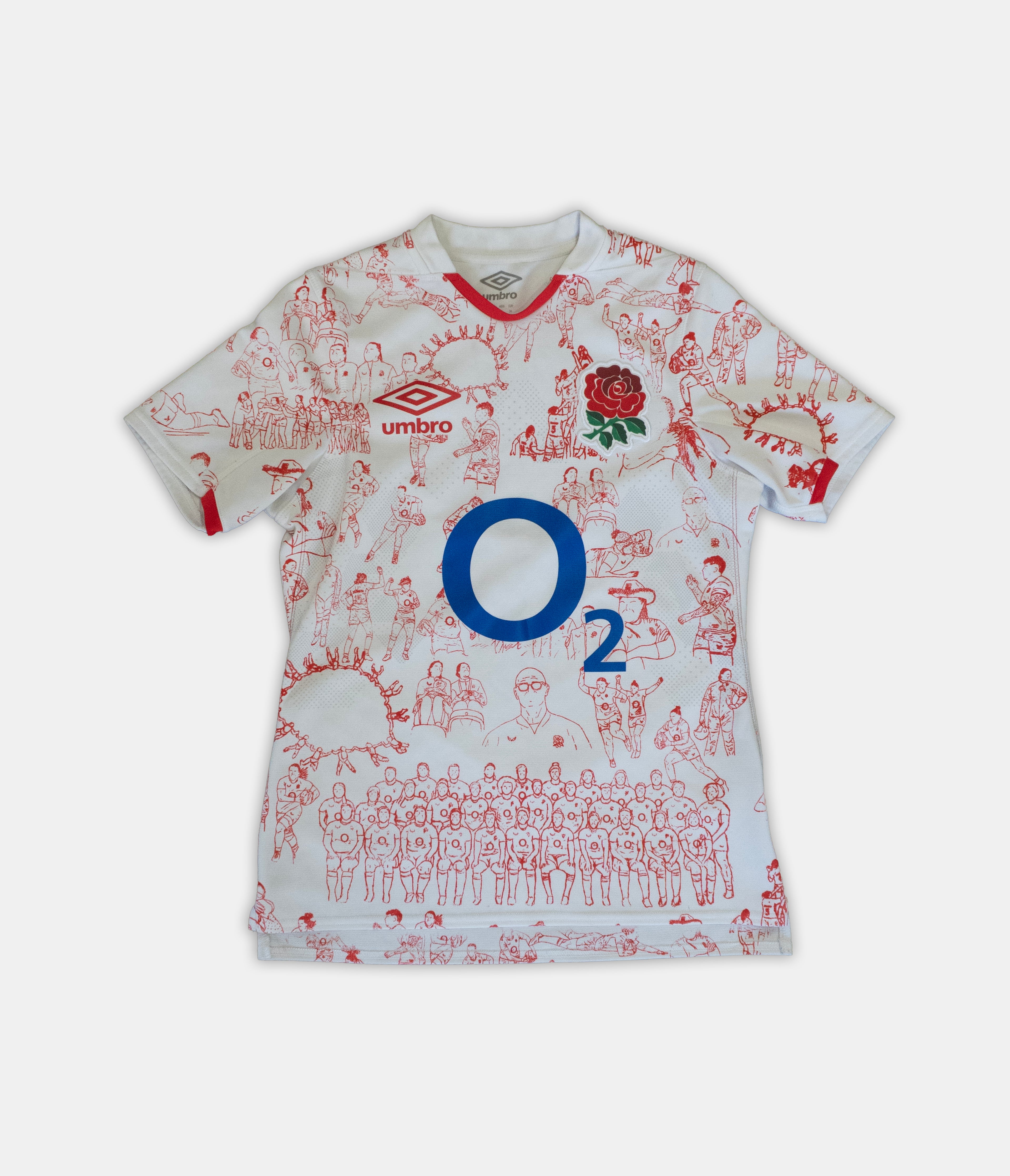 Custom Umbro England Rugby top Women's 8