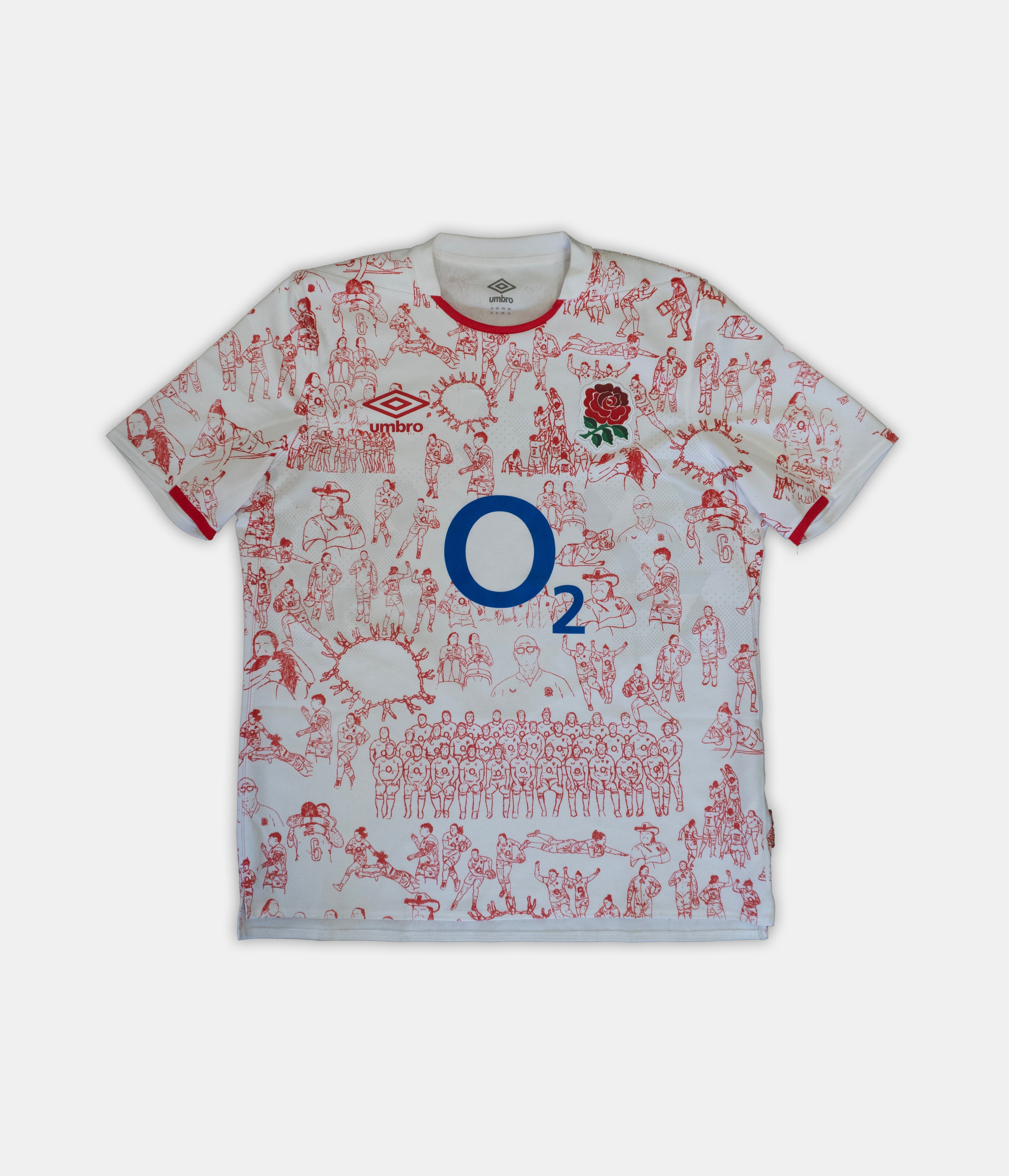 Custom Umbro England Rugby top Men's XL
