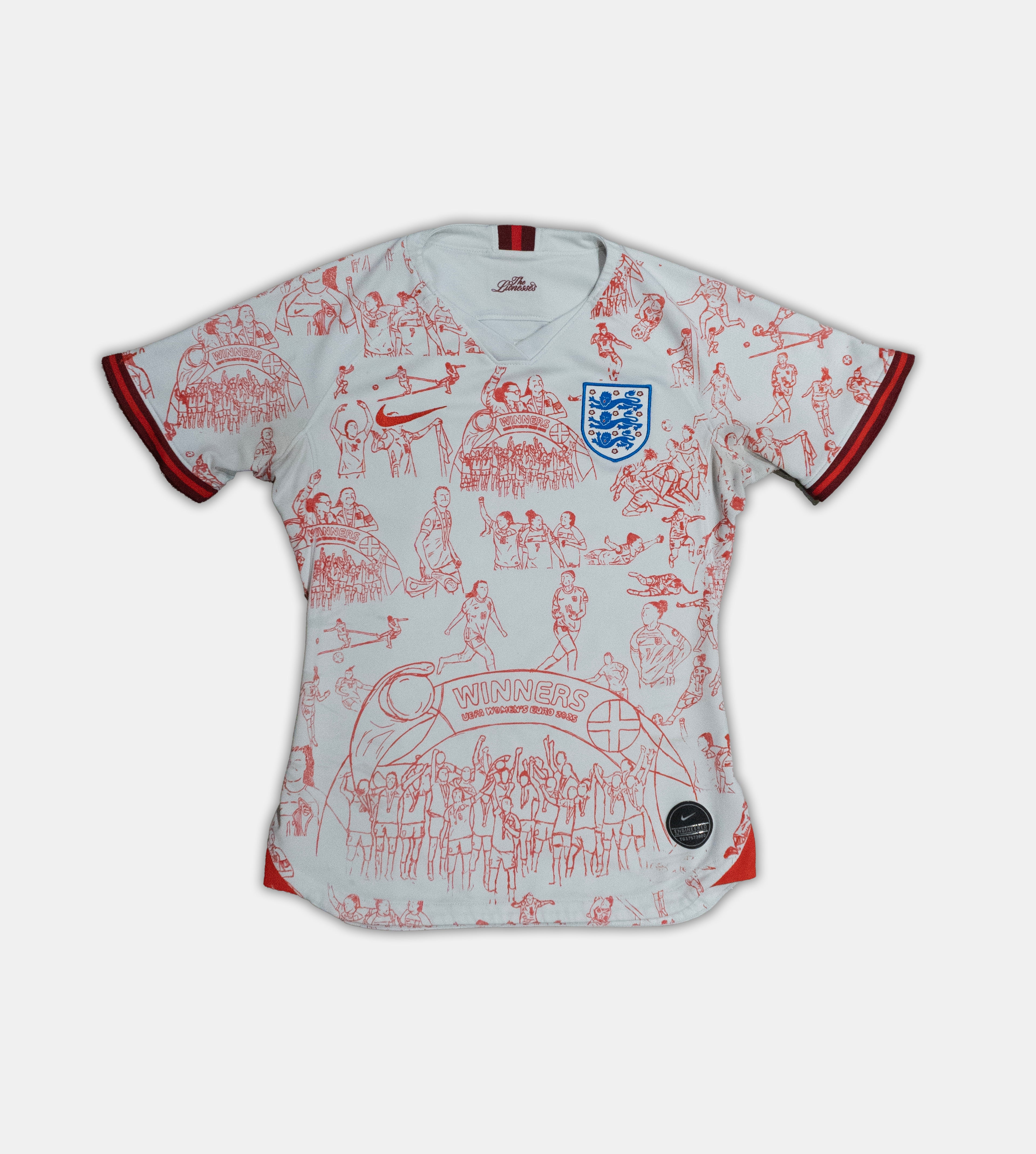 Custom England Nike Lioness #14 Williamson 2019/20 Small