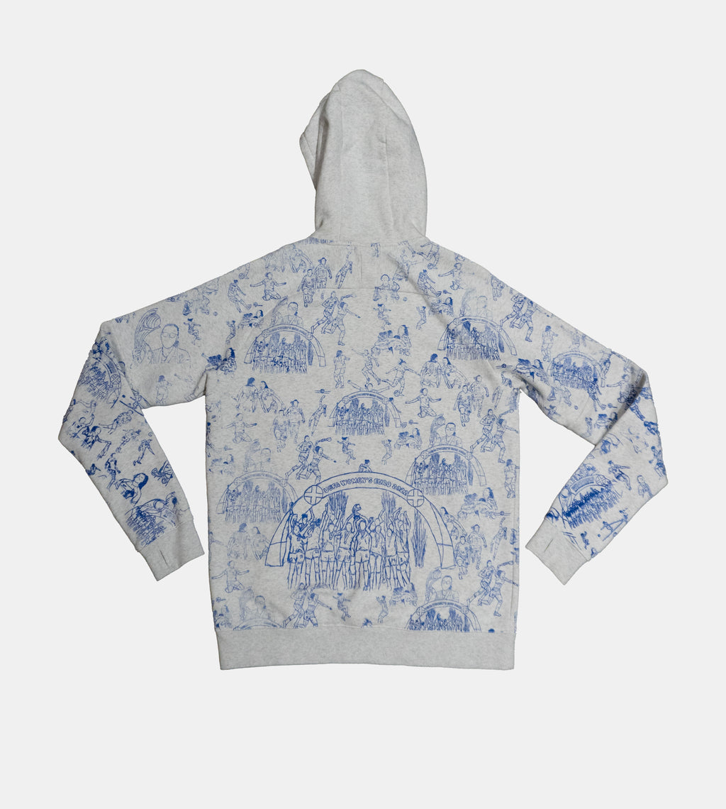 Custom Nike England Hoodie Medium
