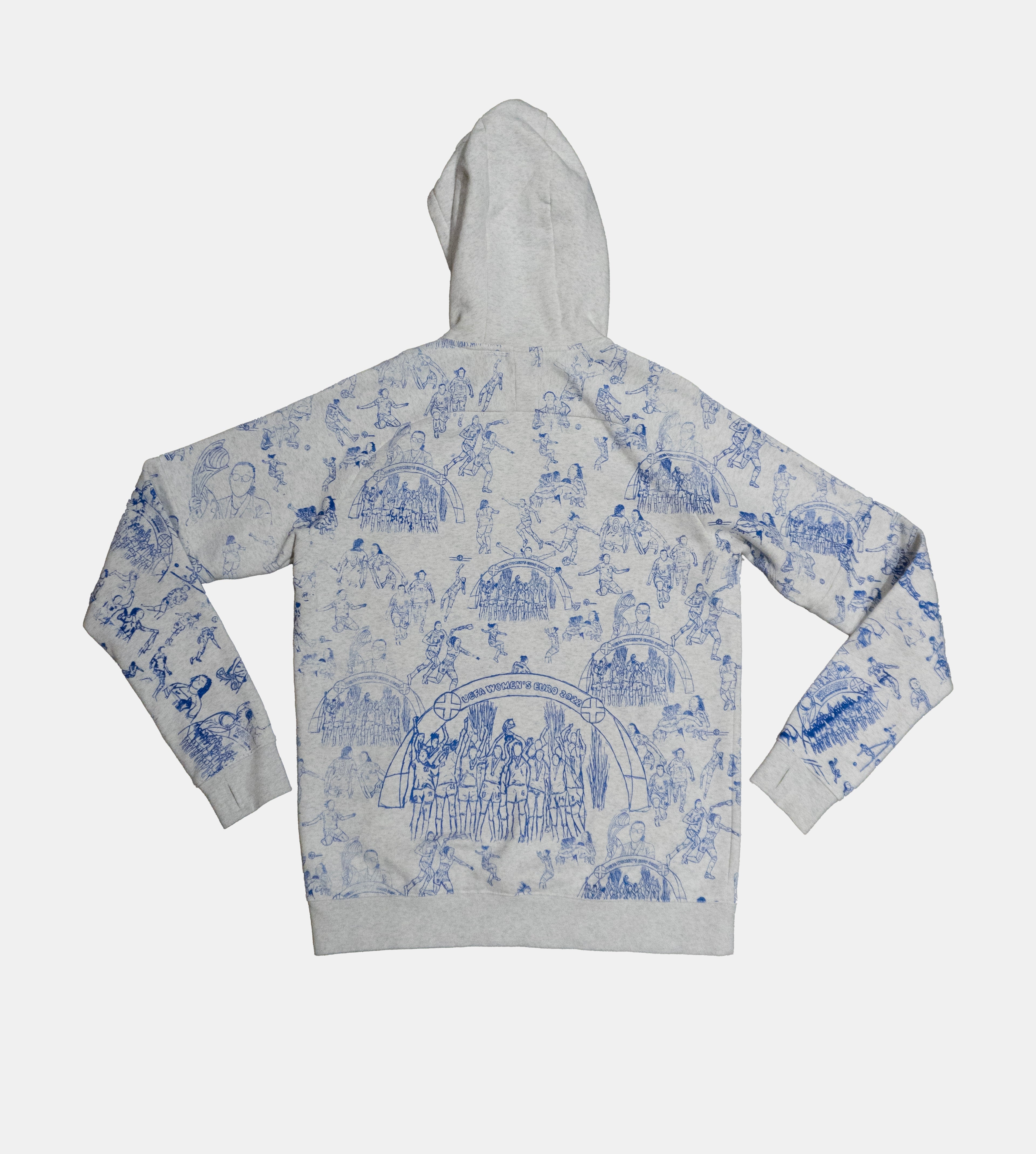 Custom Nike England Hoodie Medium