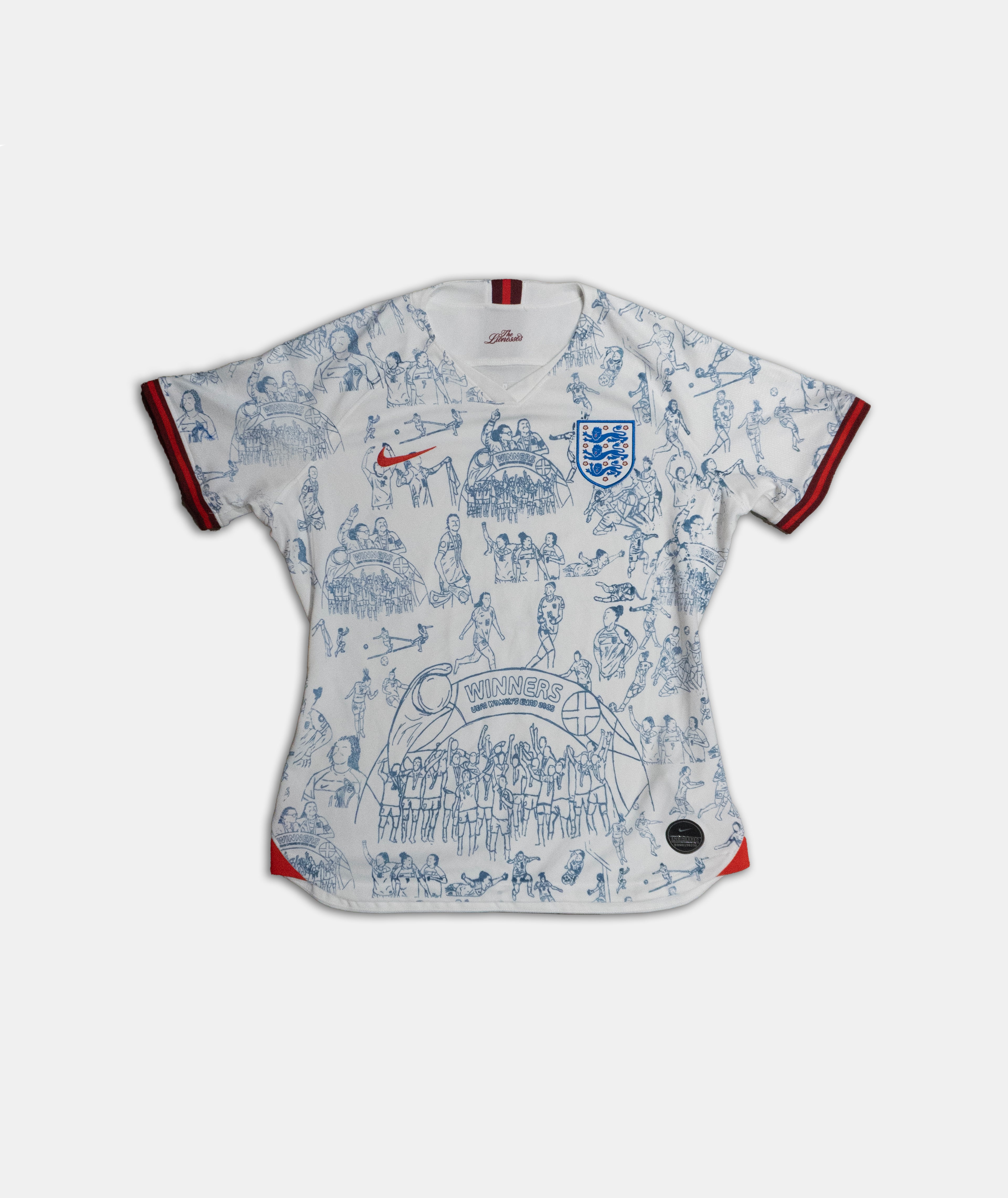 Custom England Nike Lioness home shirt 2019/20 Women's Large
