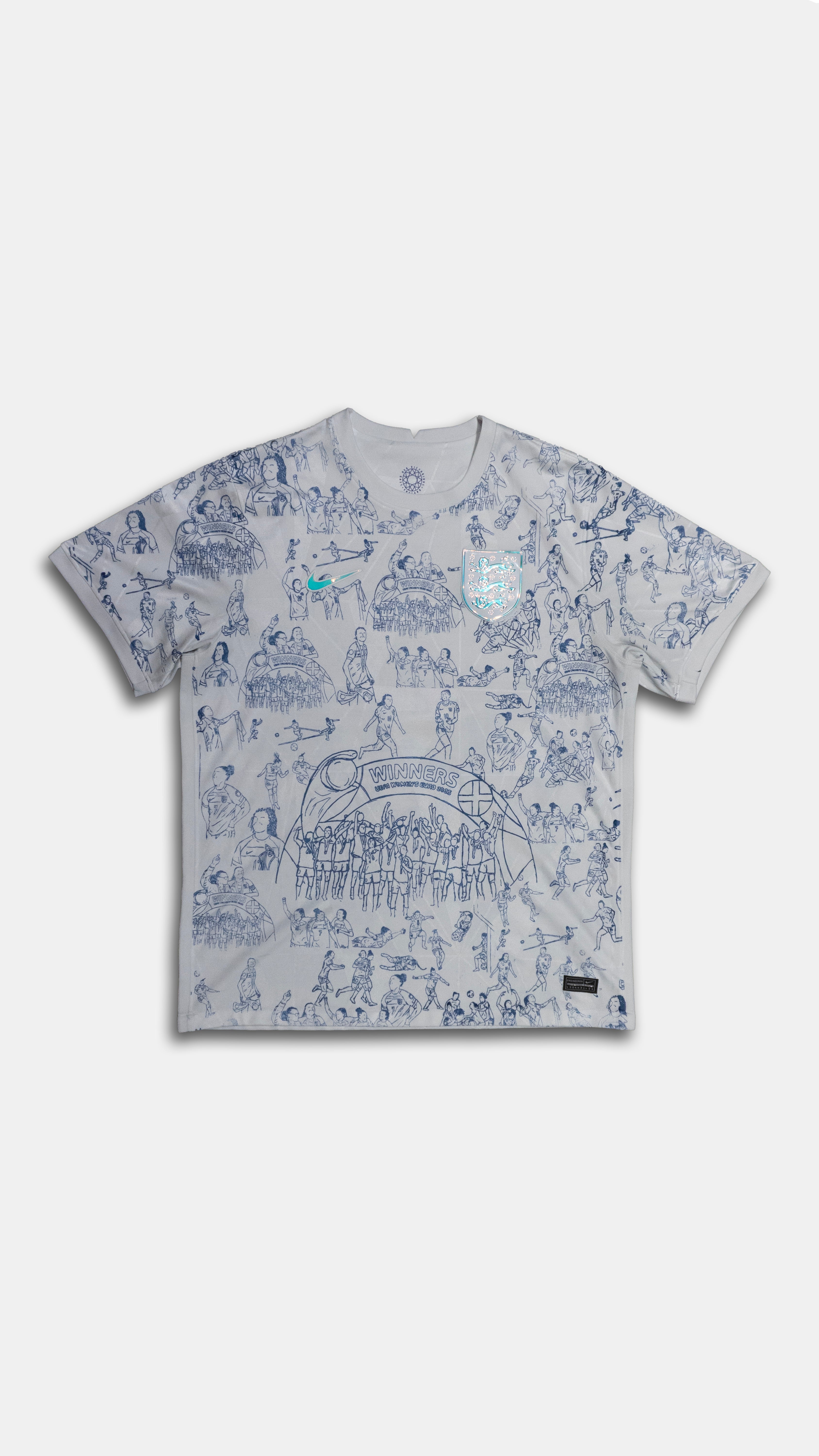 Custom England Women's Home Shirt 2022/23