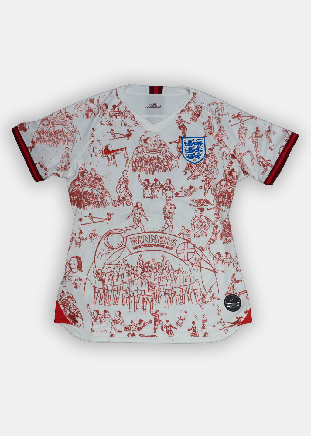 Custom England Nike Lioness home shirt 2019/20
