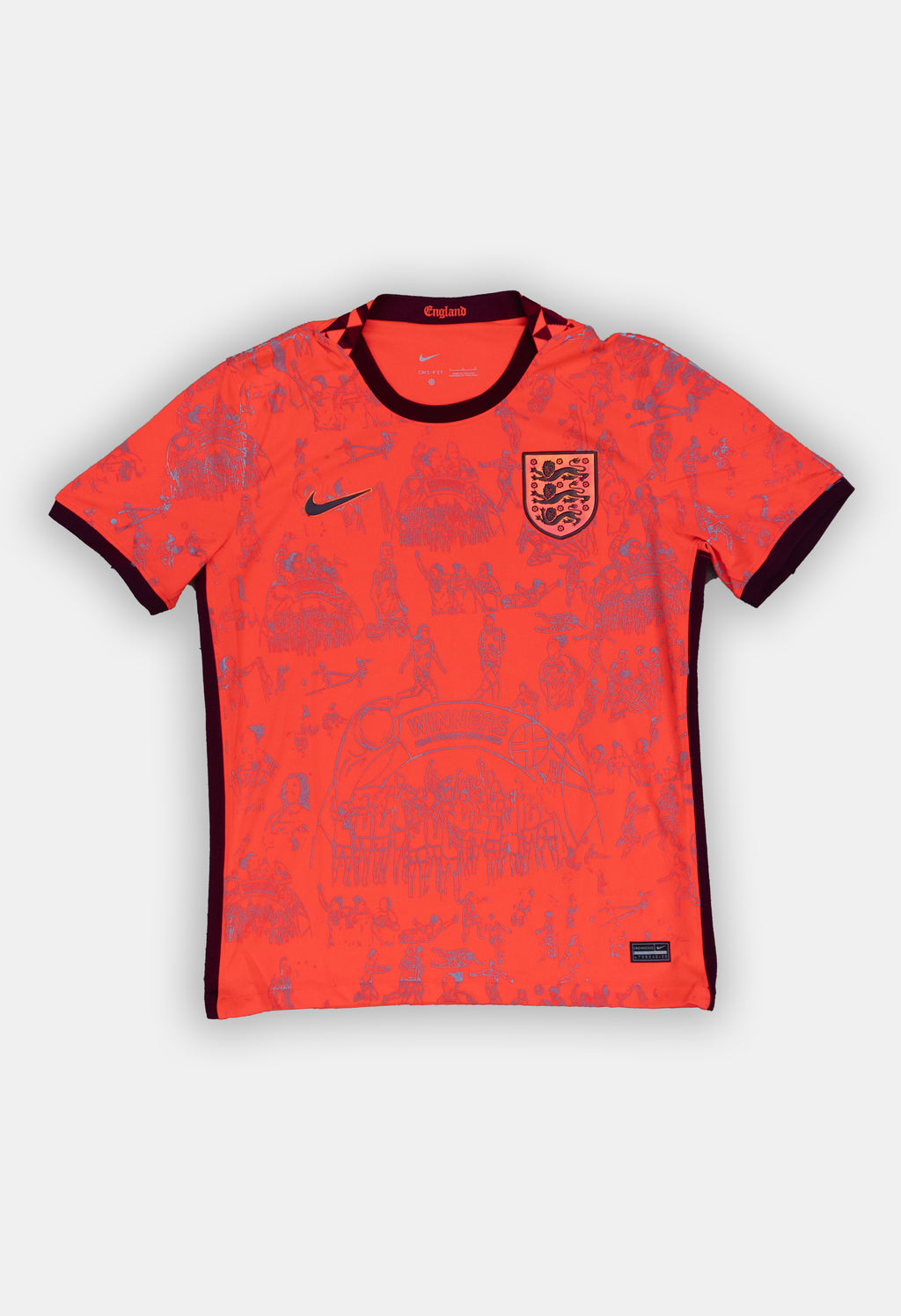 Custom England Womens Nike 2022 away Jersey