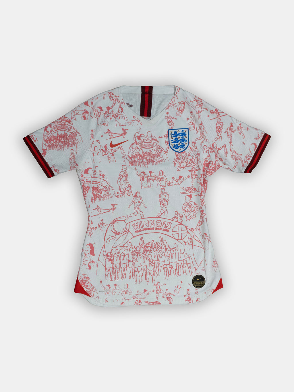 Custom England Player version Nike Lioness home shirt 2019/20