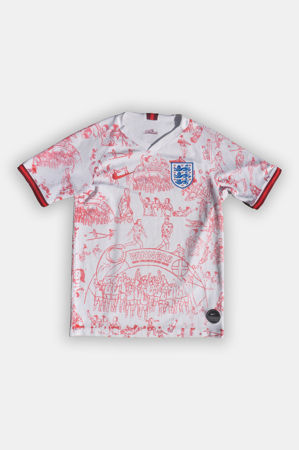 Custom England Nike Lioness home shirt 2019/20