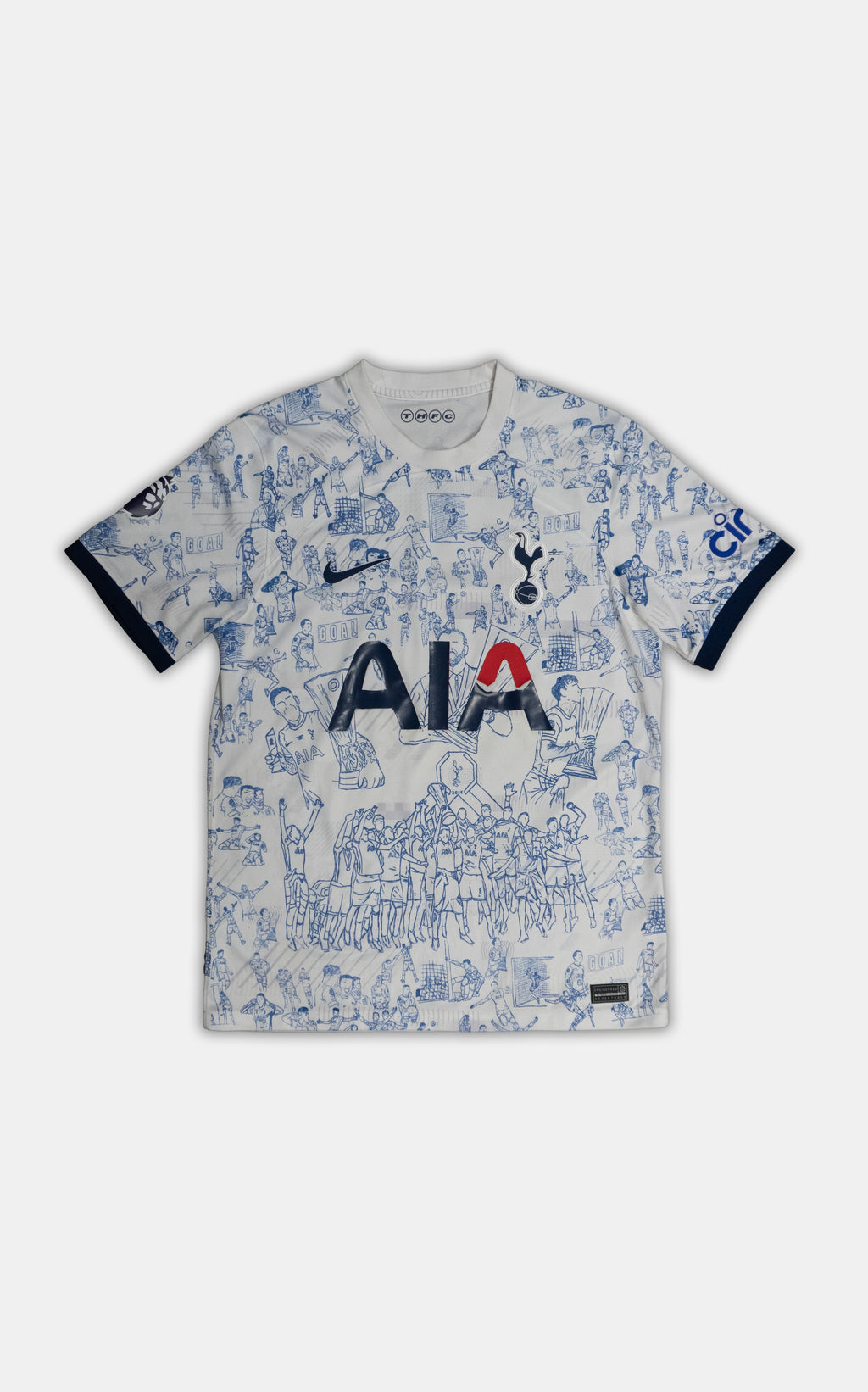 Custom Tottenham Nike 2023/24 #21 Kulusevski Home Shirt