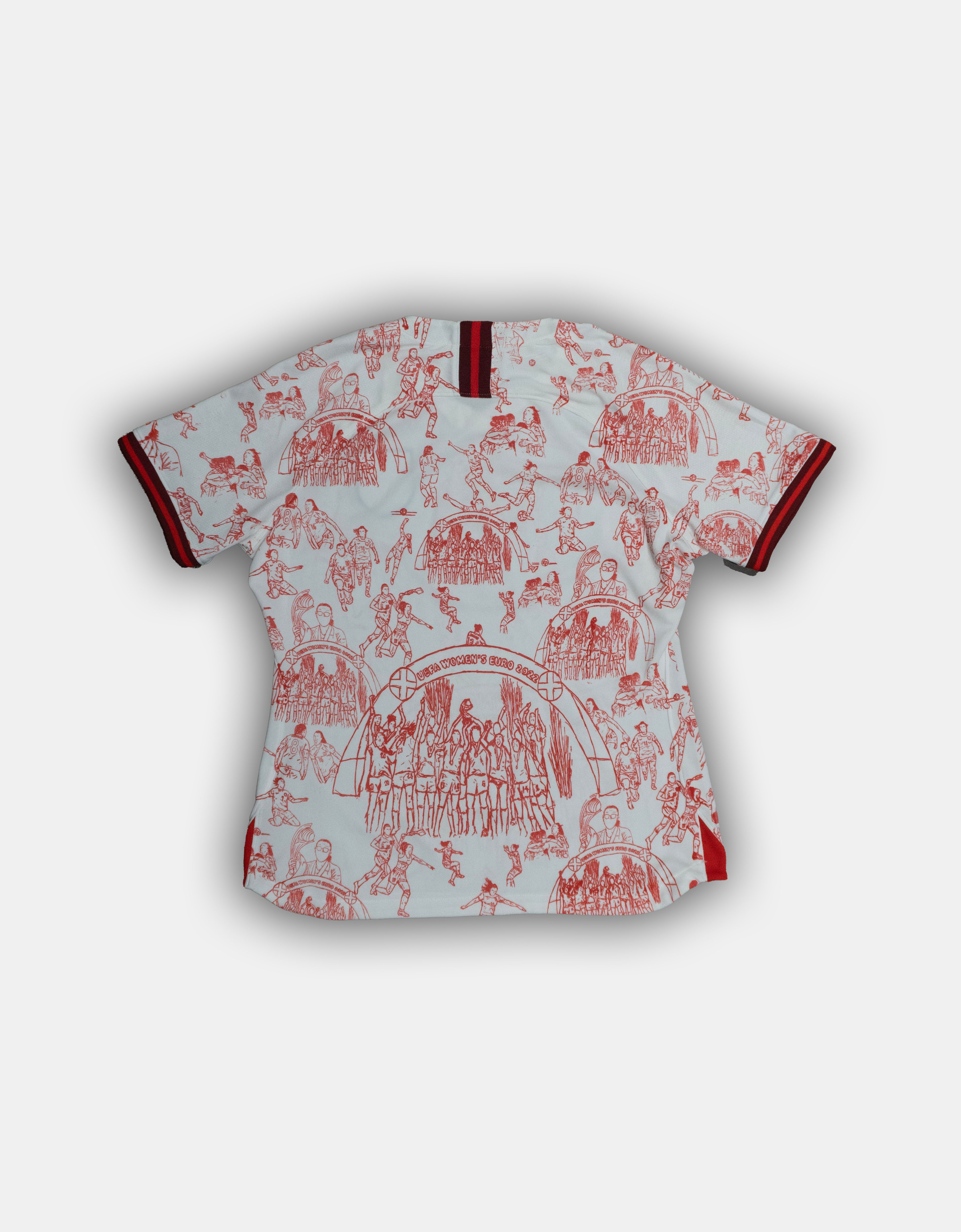 Custom England Nike Lioness home shirt 2019/20