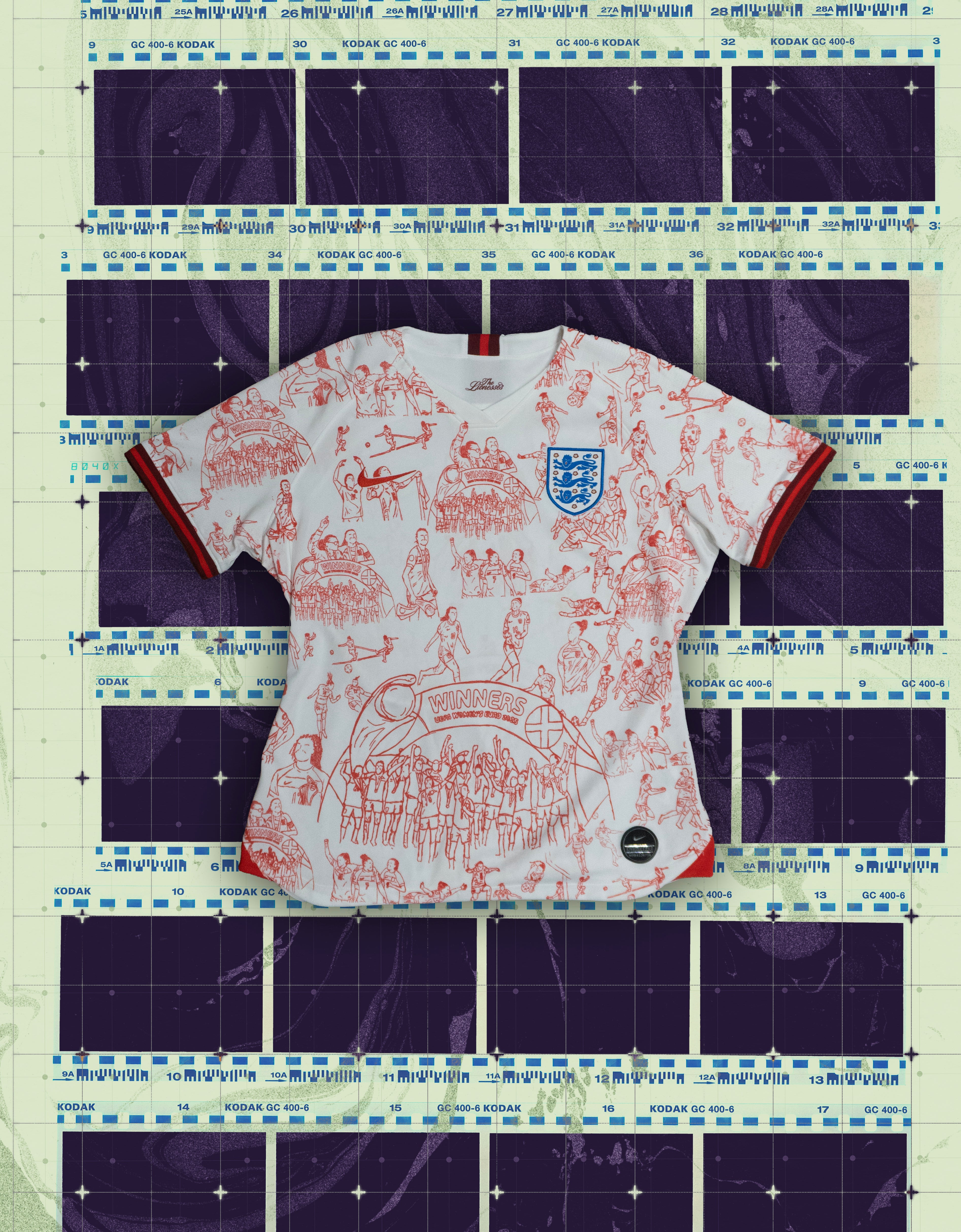 Custom England 2019 shirt