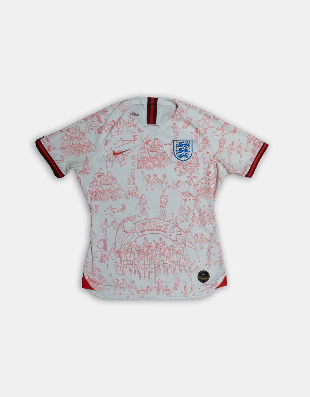 Custom England Nike Lioness home shirt Player Version 2019/20