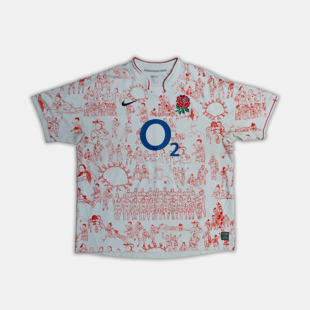 Custom Nike England Rugby top