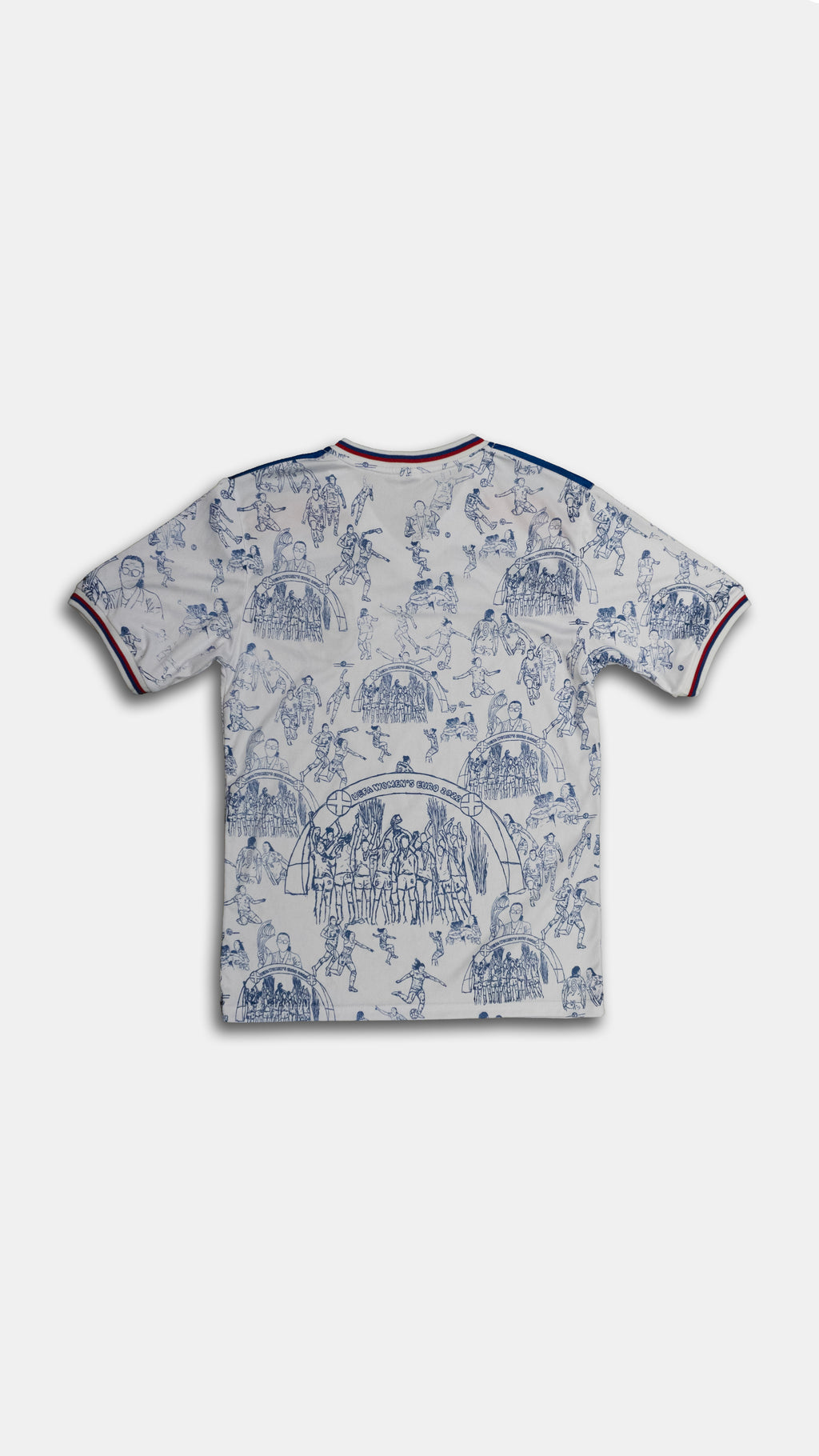 Custom Admiral England 1982 retro remake shirt