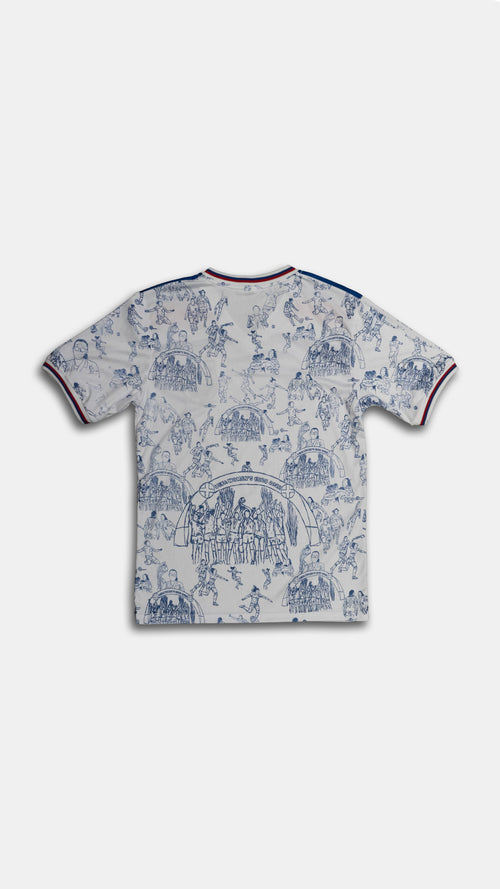 Custom Admiral England 1982 retro remake shirt